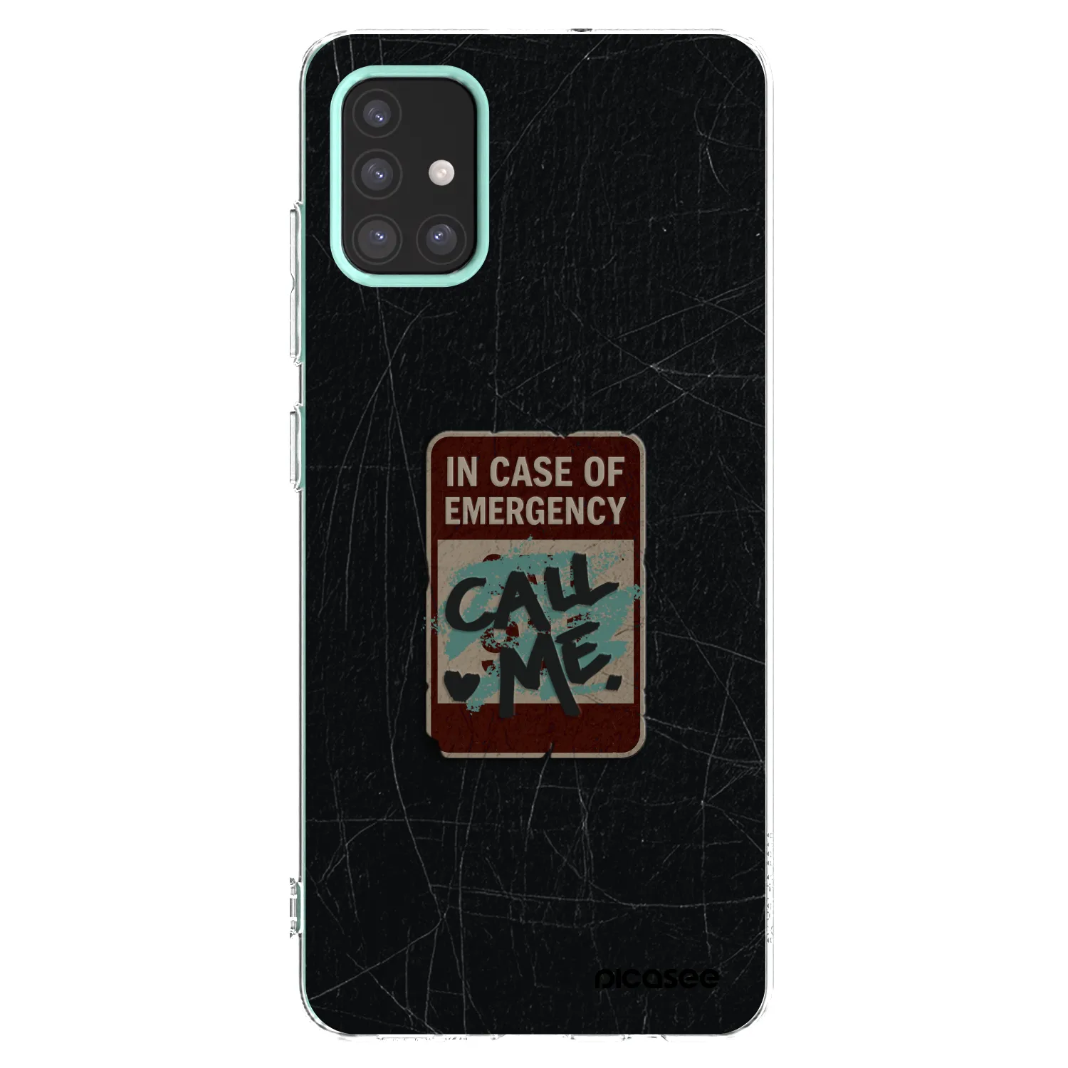 Picasee átlátszó szilikon tok az alábbi mobiltelefonokra Samsung Galaxy M31s - EMERGENCY