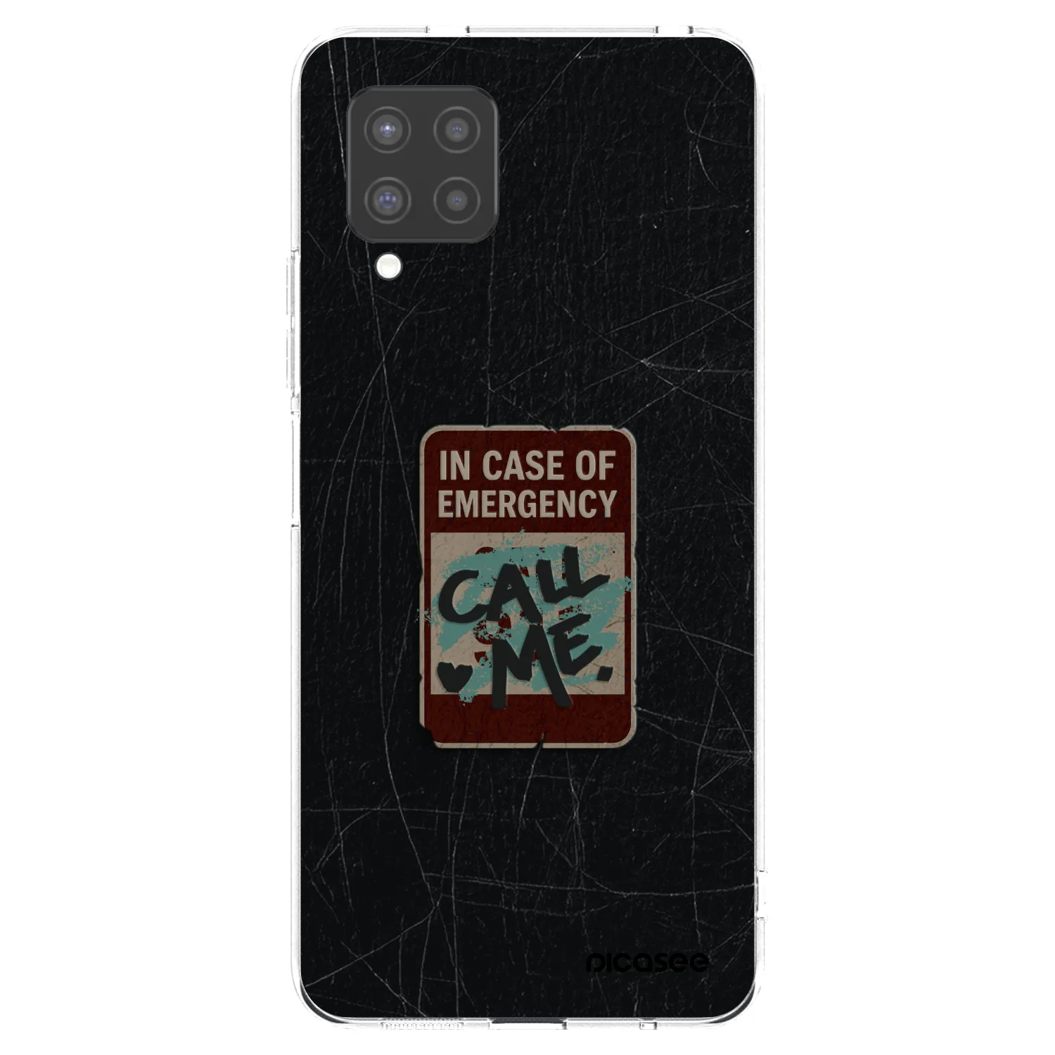 Picasee átlátszó szilikon tok az alábbi mobiltelefonokra Samsung Galaxy A42 A426B - EMERGENCY