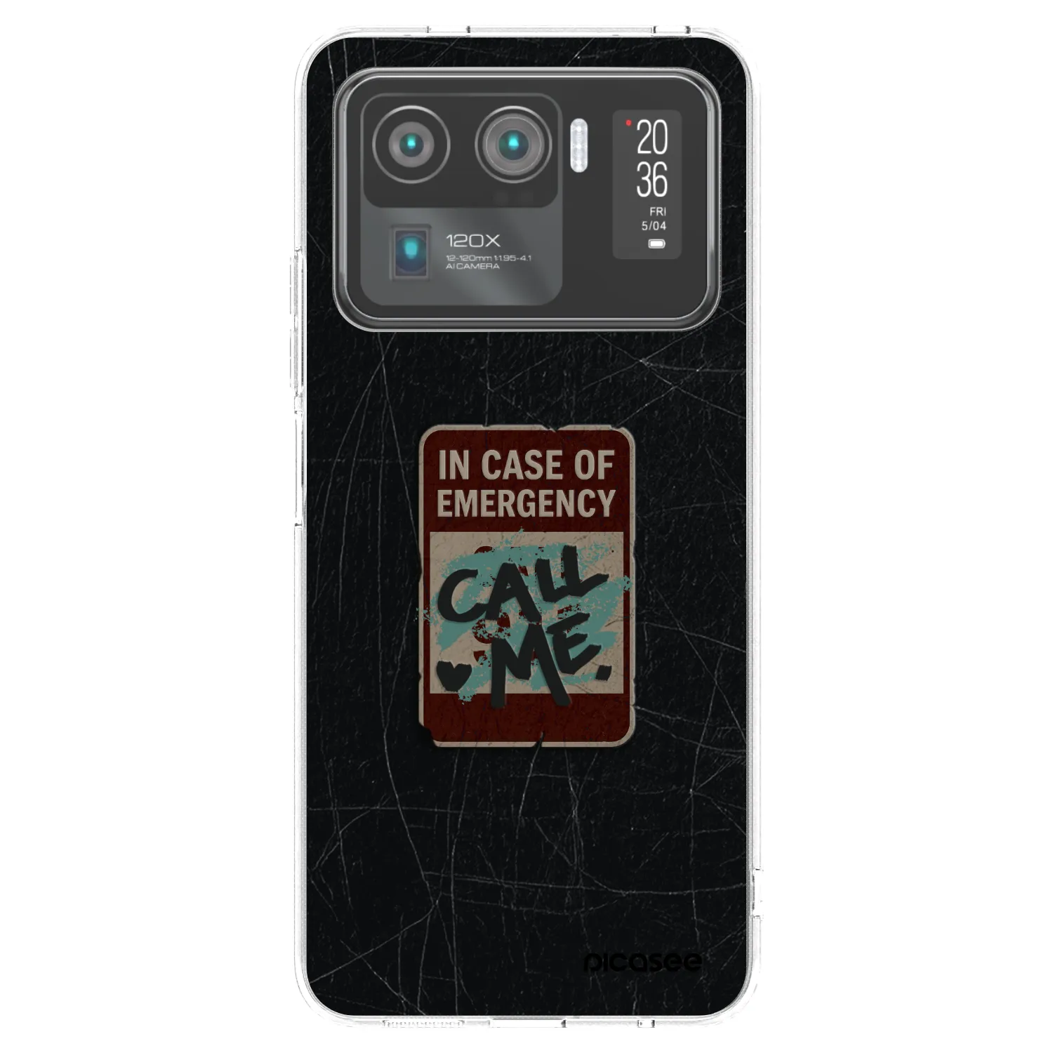 Picasee átlátszó szilikon tok az alábbi mobiltelefonokra Xiaomi Mi 11 Ultra - EMERGENCY
