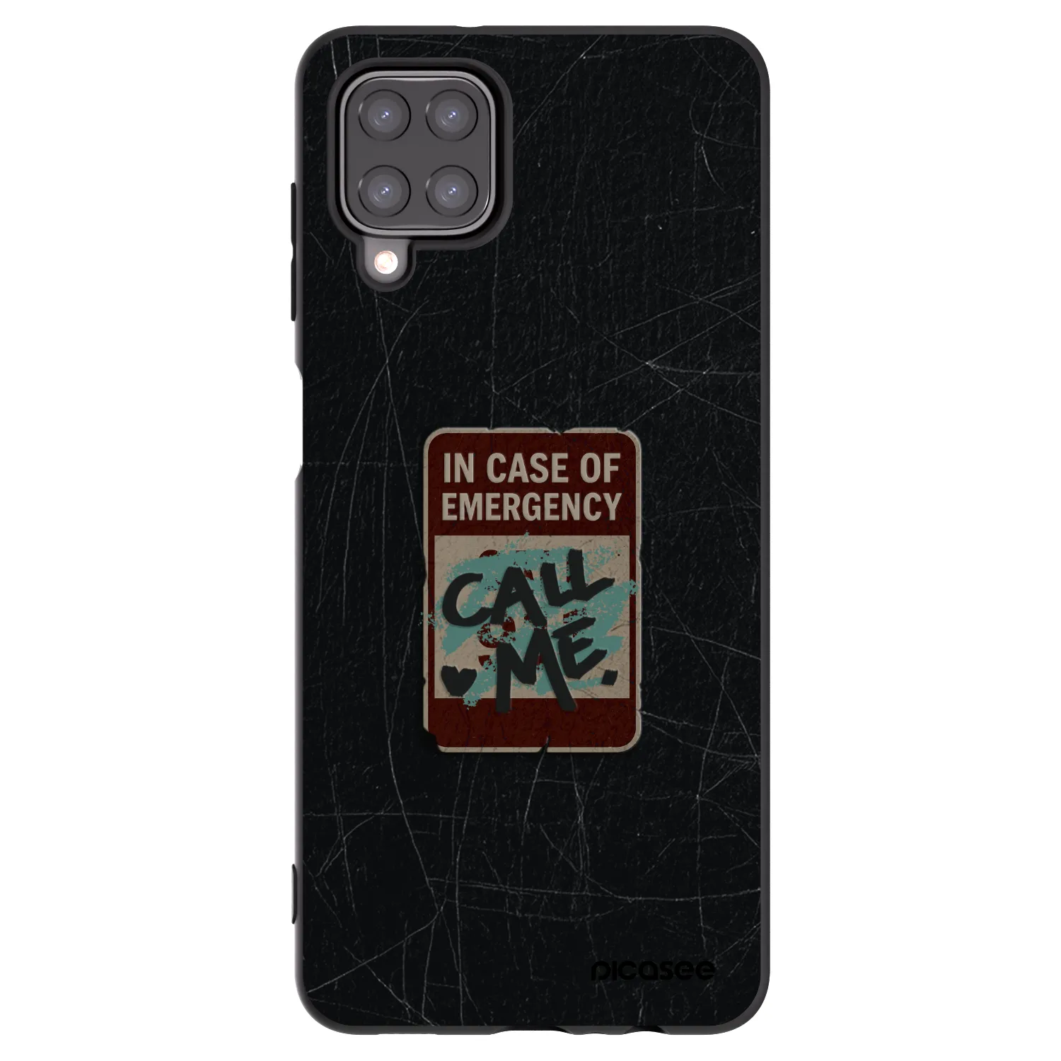 Picasee fekete szilikon tok az alábbi mobiltelefonokra Samsung Galaxy M12 M127F - EMERGENCY