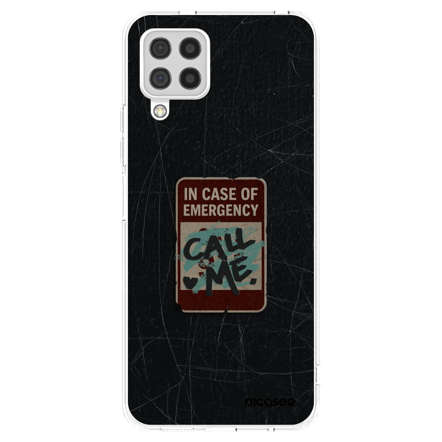 Picasee átlátszó szilikon tok az alábbi mobiltelefonokra Samsung Galaxy A22 A225F 4G - EMERGENCY