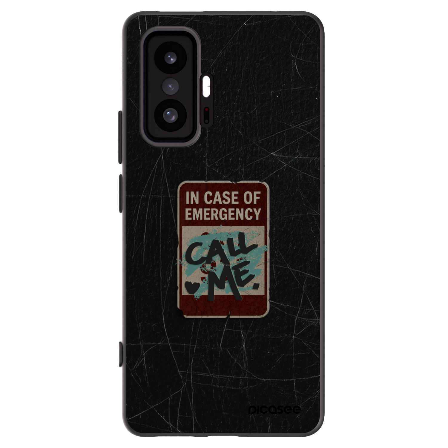 Picasee fekete szilikon tok az alábbi mobiltelefonokra Xiaomi 11T Pro - EMERGENCY