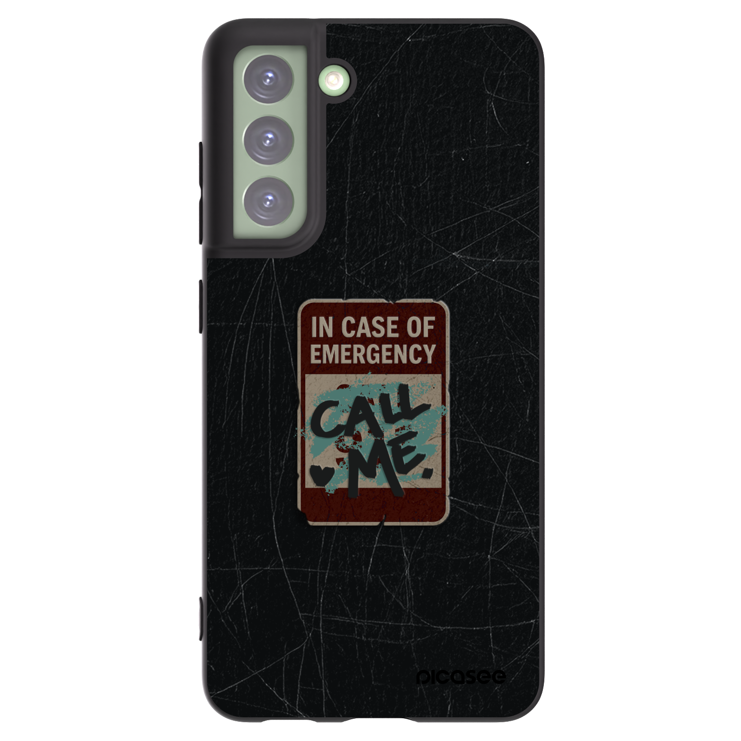 Picasee fekete szilikon tok az alábbi mobiltelefonokra Samsung Galaxy S21 FE 5G - EMERGENCY