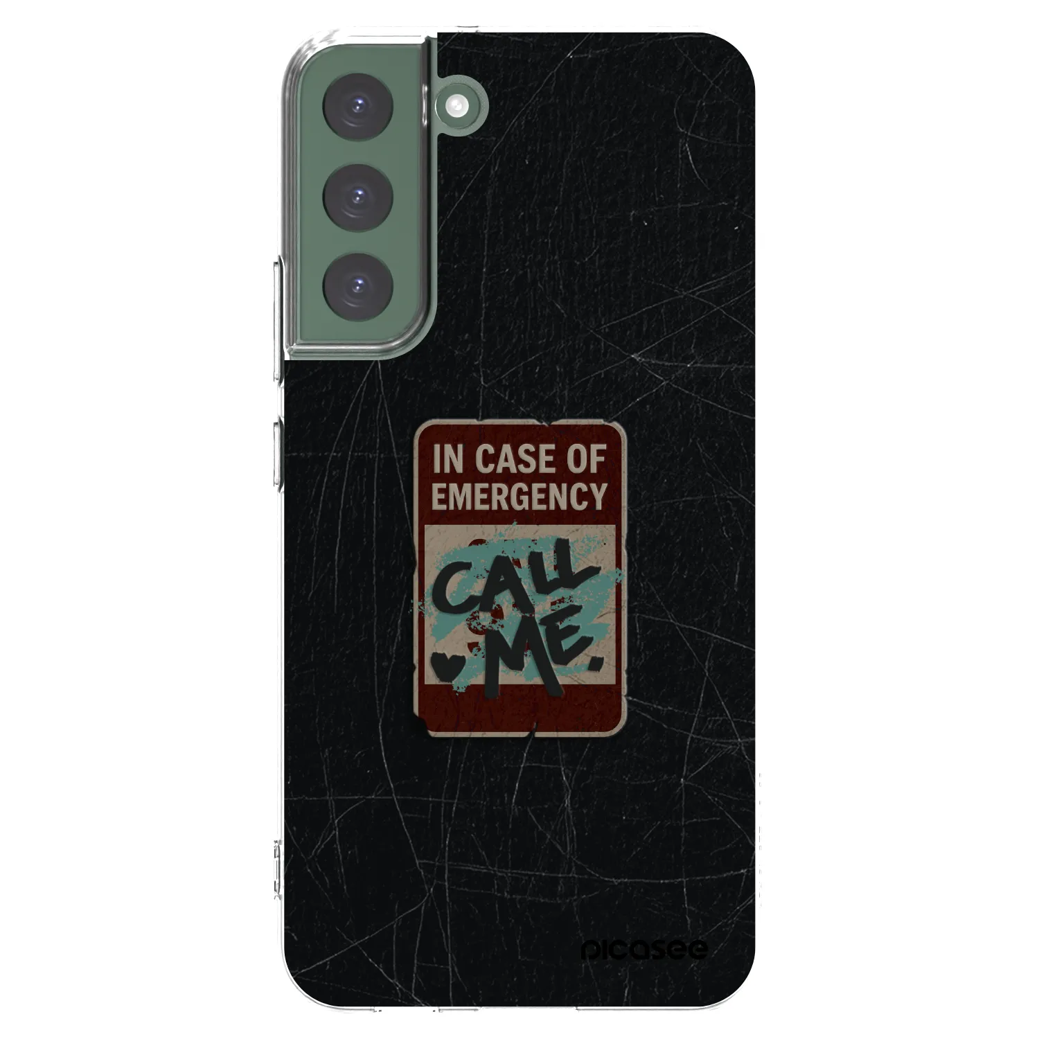 Picasee átlátszó szilikon tok az alábbi mobiltelefonokra Samsung Galaxy S22+ 5G - EMERGENCY