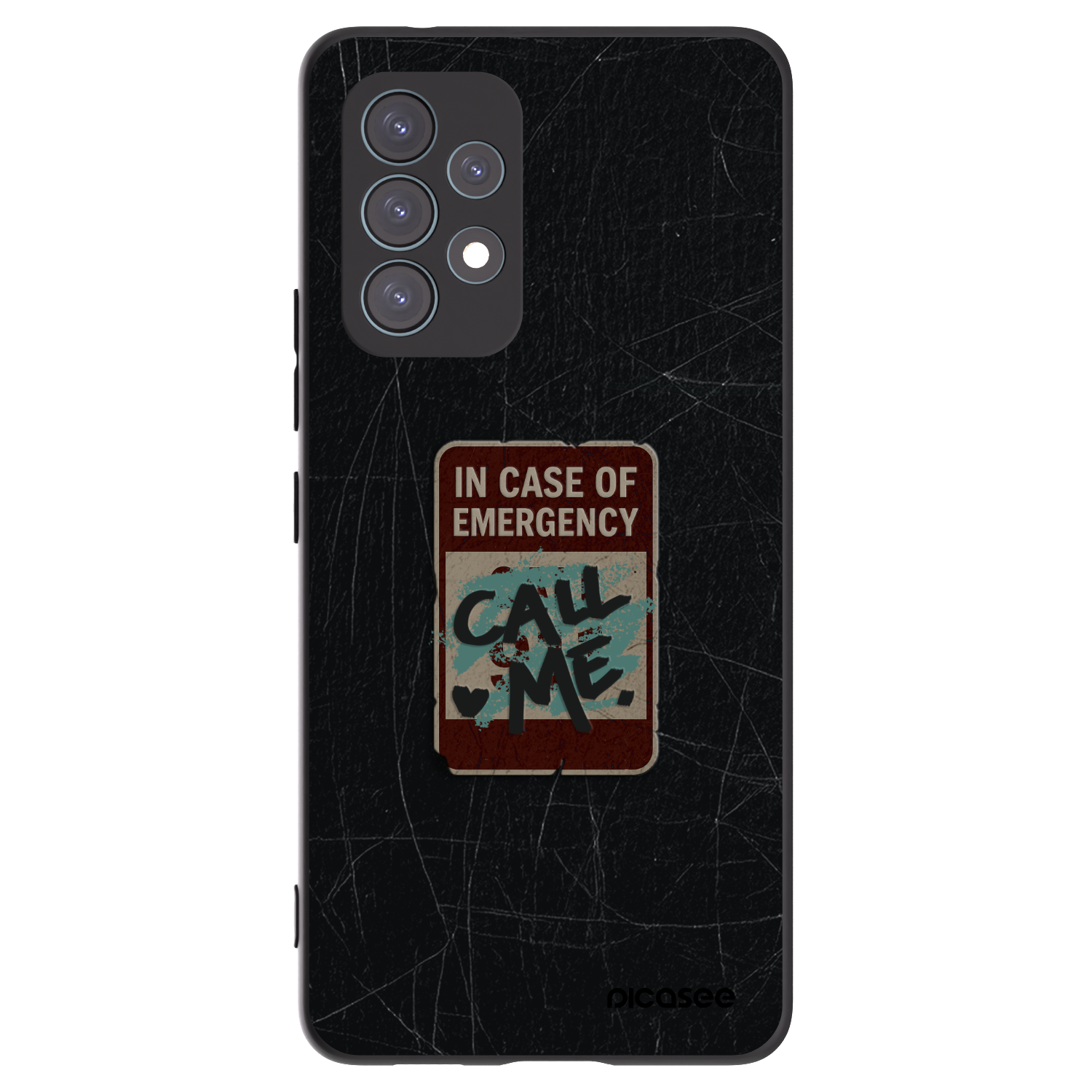 Picasee fekete szilikon tok az alábbi mobiltelefonokra Samsung Galaxy A53 5G A536 - EMERGENCY