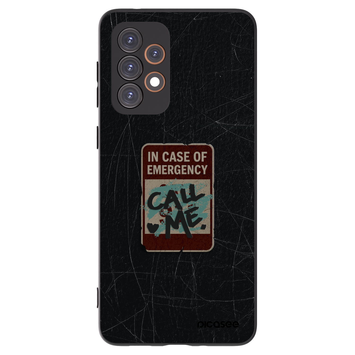 Picasee fekete szilikon tok az alábbi mobiltelefonokra Samsung Galaxy A33 5G A336 - EMERGENCY