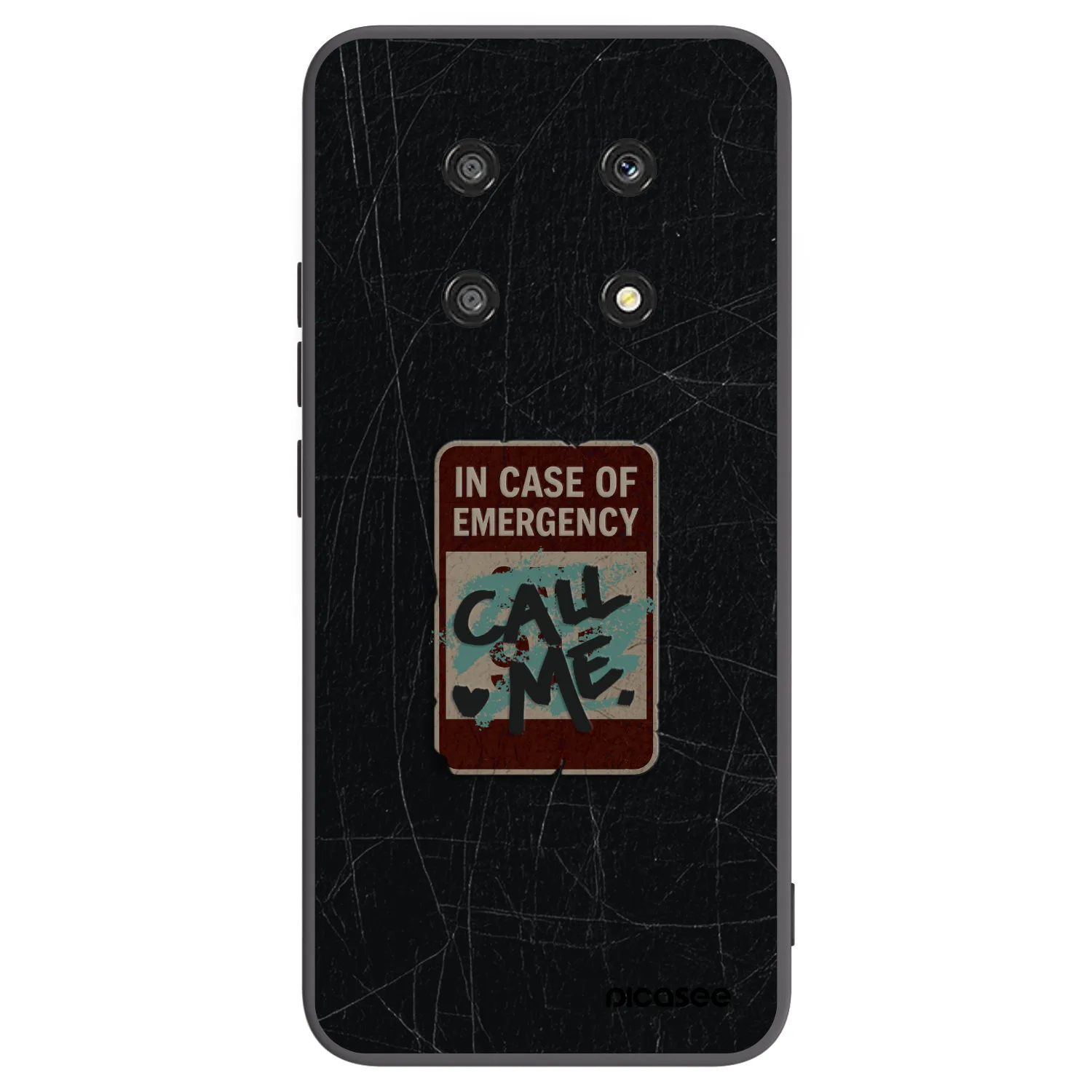 Picasee fekete szilikon tok az alábbi mobiltelefonokra Honor Magic4 Lite 5G - EMERGENCY