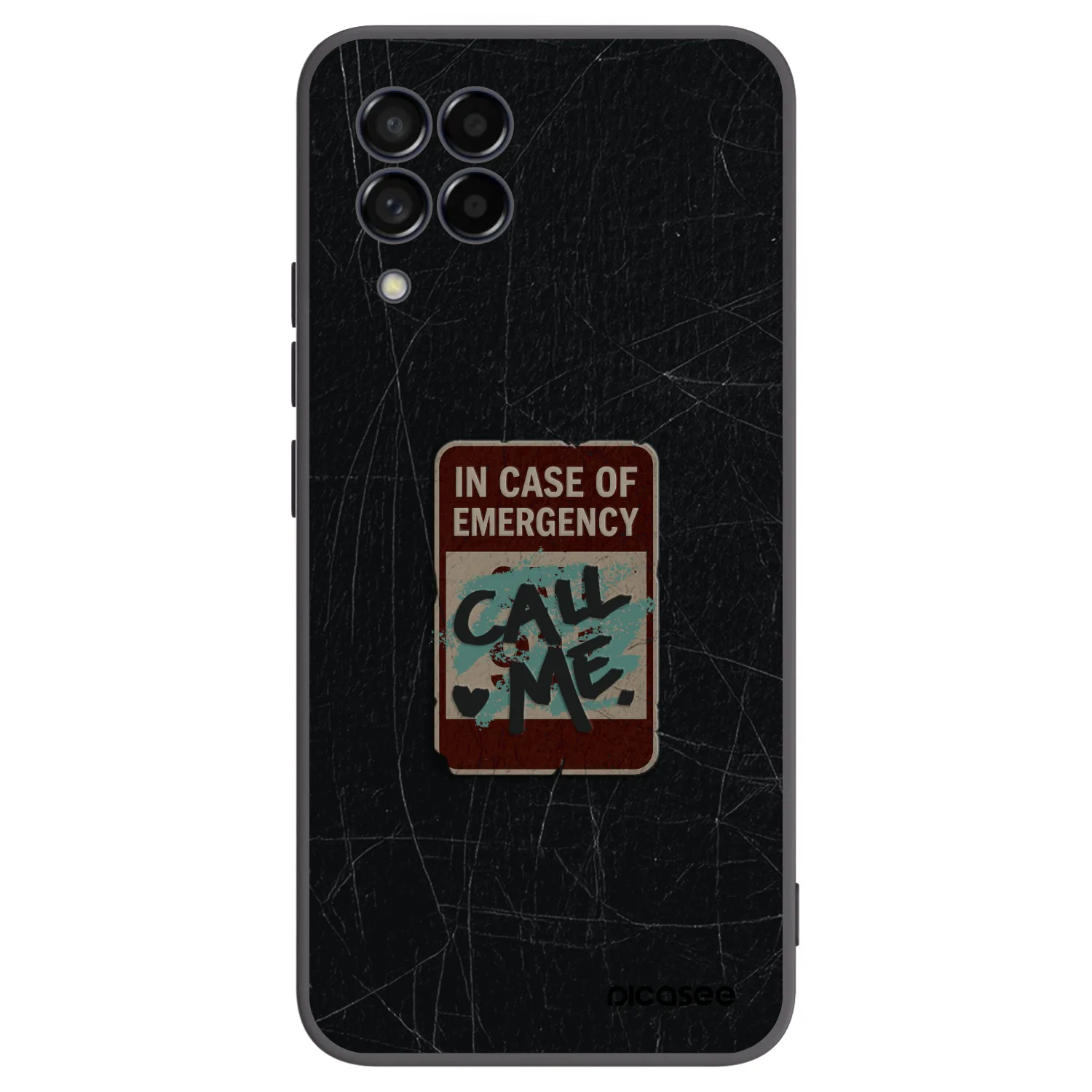 Picasee fekete szilikon tok az alábbi mobiltelefonokra Samsung Galaxy M53 5G - EMERGENCY