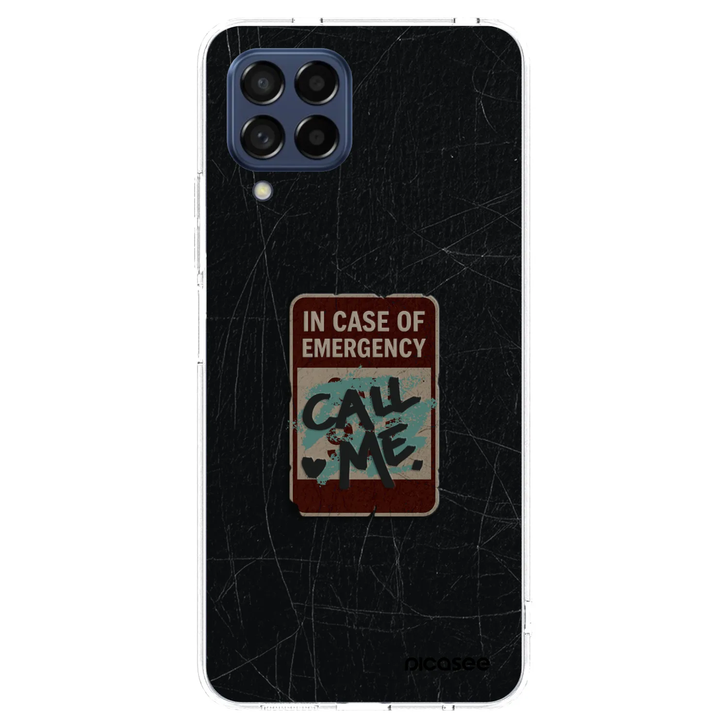 Picasee átlátszó szilikon tok az alábbi mobiltelefonokra Samsung Galaxy M53 5G - EMERGENCY