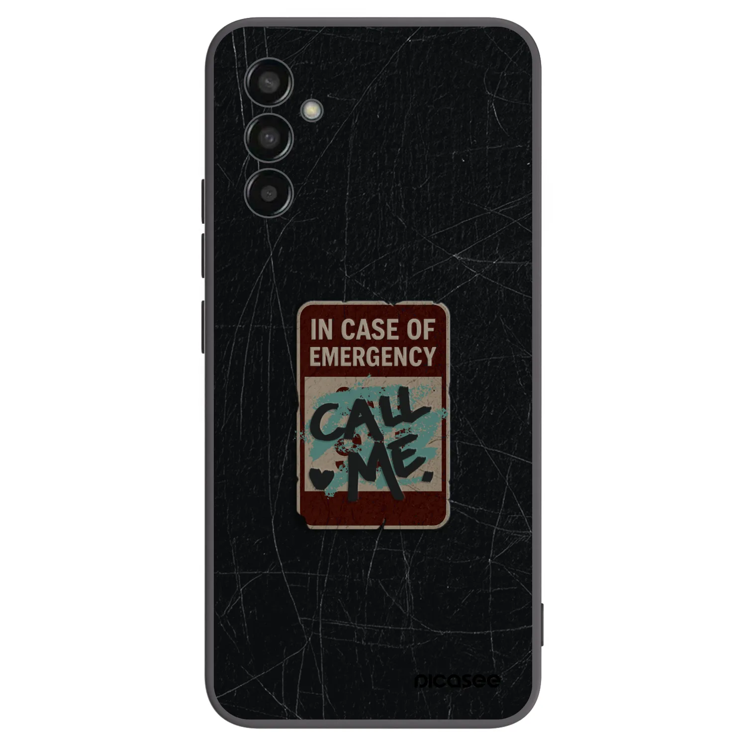 Picasee fekete szilikon tok az alábbi mobiltelefonokra Samsung Galaxy M13 M135F - EMERGENCY