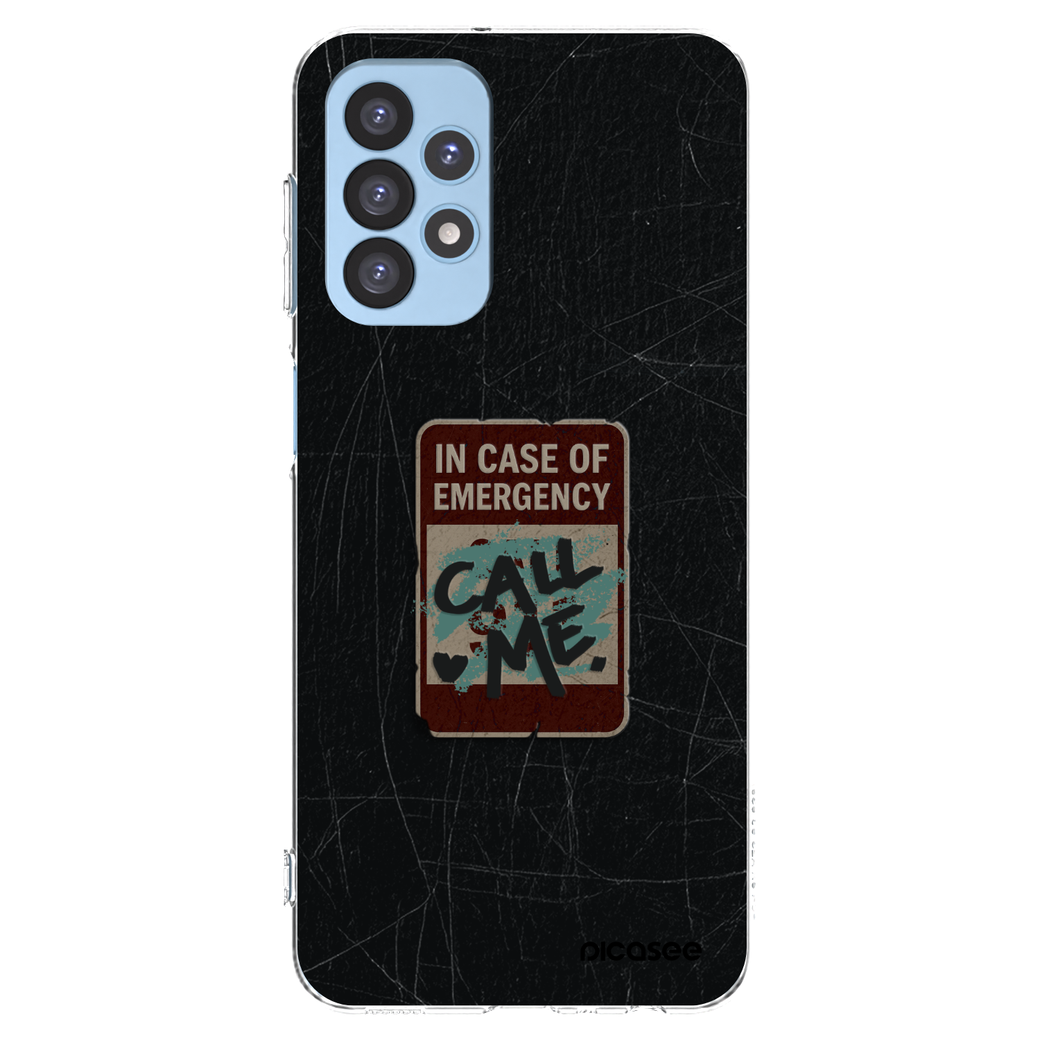Picasee átlátszó szilikon tok az alábbi mobiltelefonokra Samsung Galaxy A23 A235F 4G - EMERGENCY