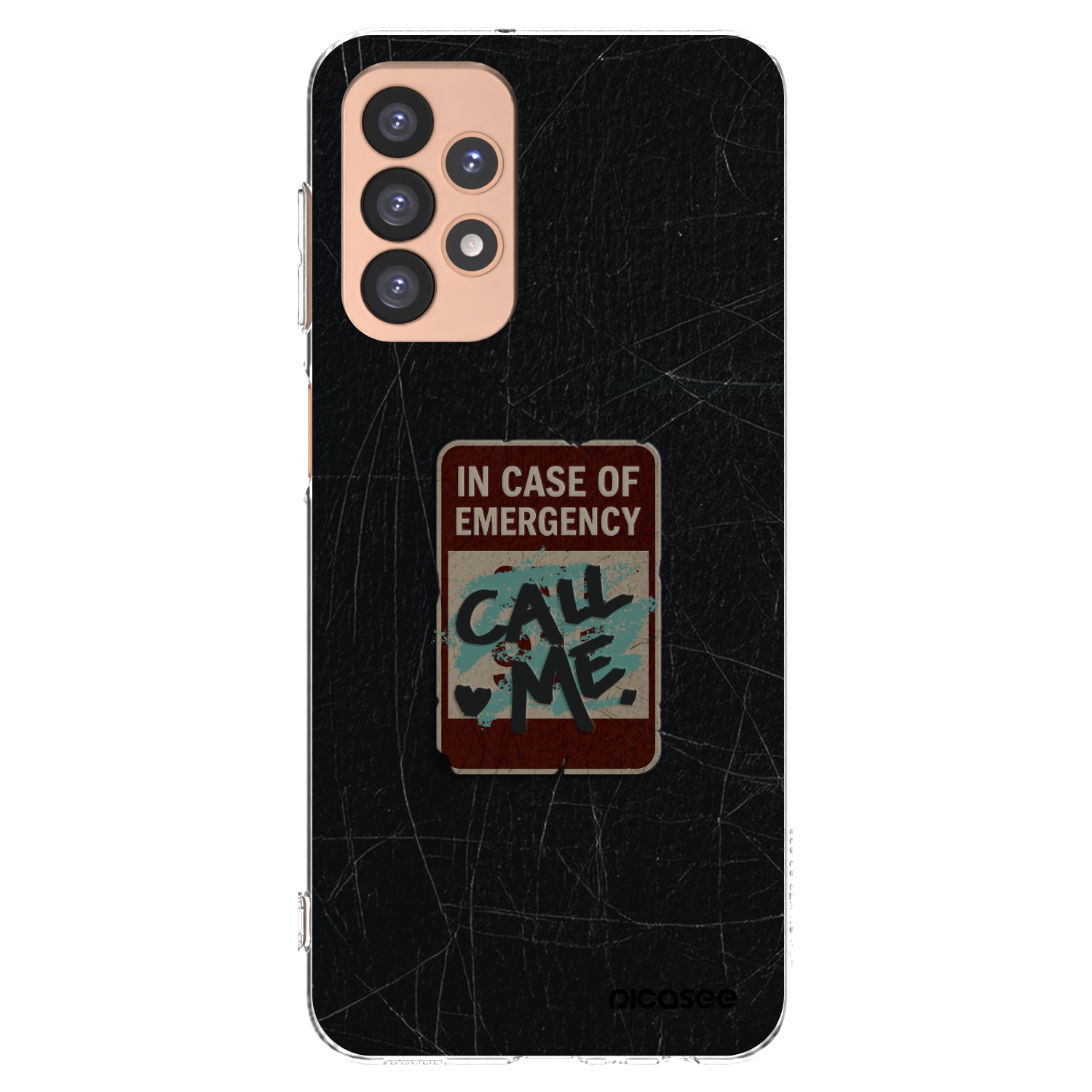 Picasee átlátszó szilikon tok az alábbi mobiltelefonokra Samsung Galaxy A23 A236B 5G - EMERGENCY