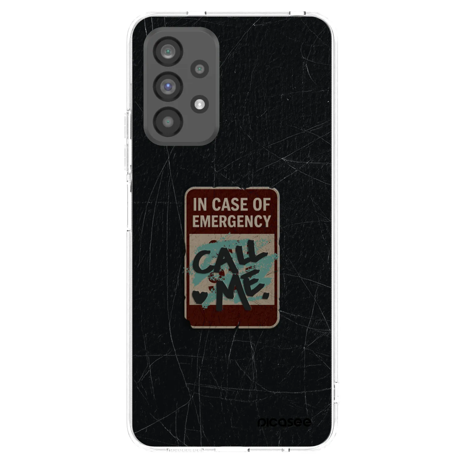 Picasee átlátszó szilikon tok az alábbi mobiltelefonokra Samsung Galaxy A73 5G - EMERGENCY