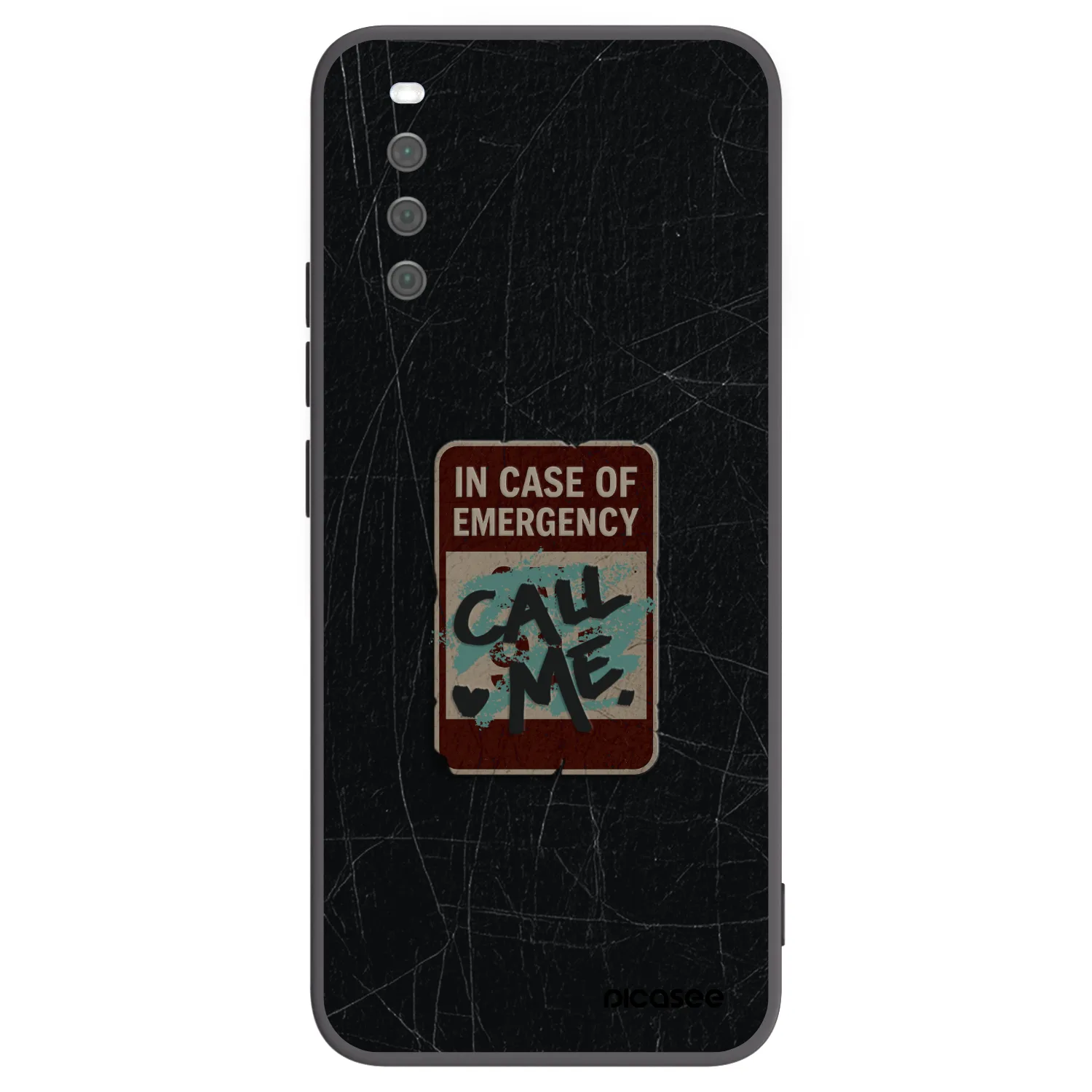 Picasee fekete szilikon tok az alábbi mobiltelefonokra Sony Xperia 10 III - EMERGENCY