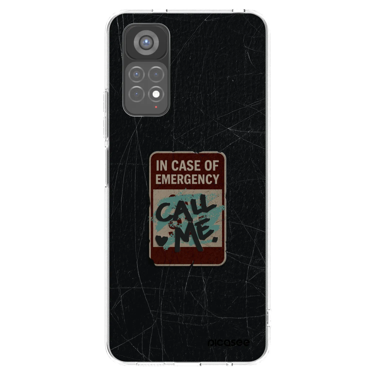 Picasee átlátszó szilikon tok az alábbi mobiltelefonokra Xiaomi Redmi Note 11S 5G - EMERGENCY