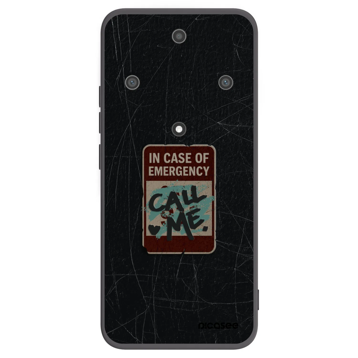 Picasee fekete szilikon tok az alábbi mobiltelefonokra Honor Magic5 Lite 5G - EMERGENCY