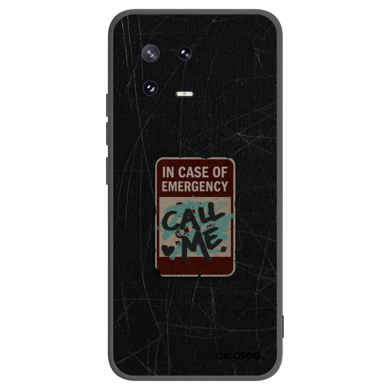 Picasee fekete szilikon tok az alábbi mobiltelefonokra Xiaomi 13 Pro - EMERGENCY