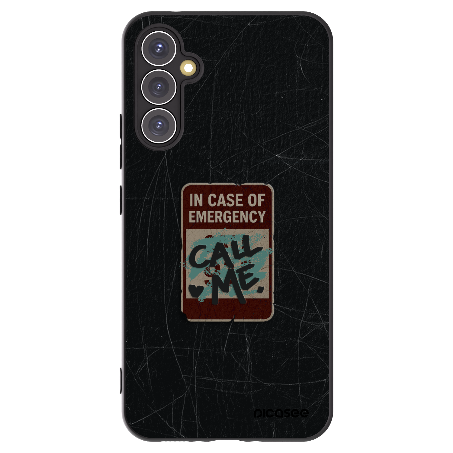 Picasee fekete szilikon tok az alábbi mobiltelefonokra Samsung Galaxy A34 5G A346B - EMERGENCY