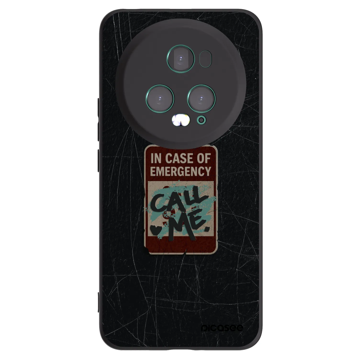 Picasee fekete szilikon tok az alábbi mobiltelefonokra Honor Magic5 Pro - EMERGENCY
