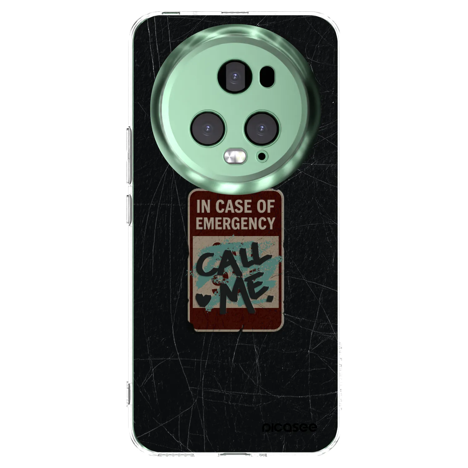 Picasee átlátszó szilikon tok az alábbi mobiltelefonokra Honor Magic5 Pro - EMERGENCY