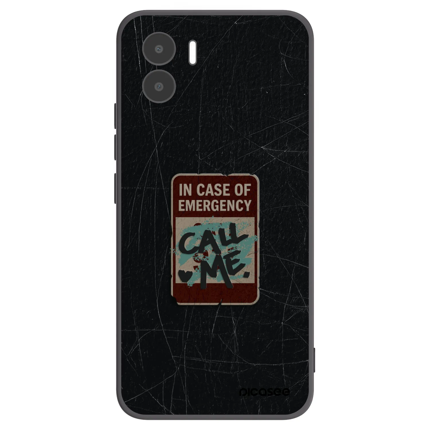Picasee fekete szilikon tok az alábbi mobiltelefonokra Xiaomi Redmi A2 - EMERGENCY