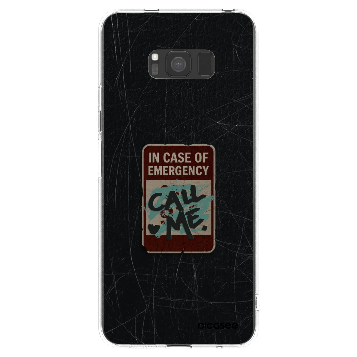 Picasee átlátszó szilikon tok az alábbi mobiltelefonokra Samsung Galaxy S8 G950F - EMERGENCY