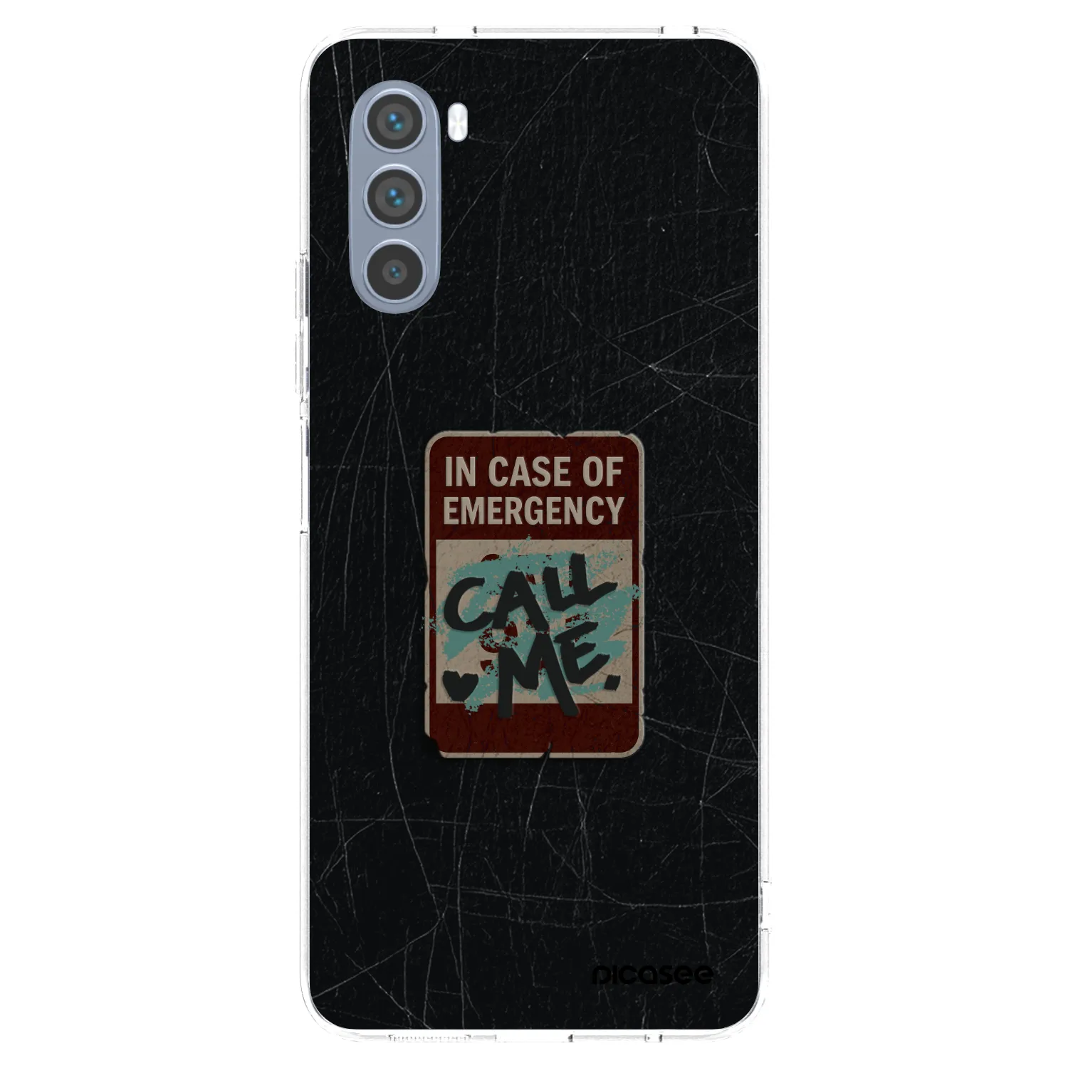 Picasee átlátszó szilikon tok az alábbi mobiltelefonokra Motorola Moto G62 - EMERGENCY