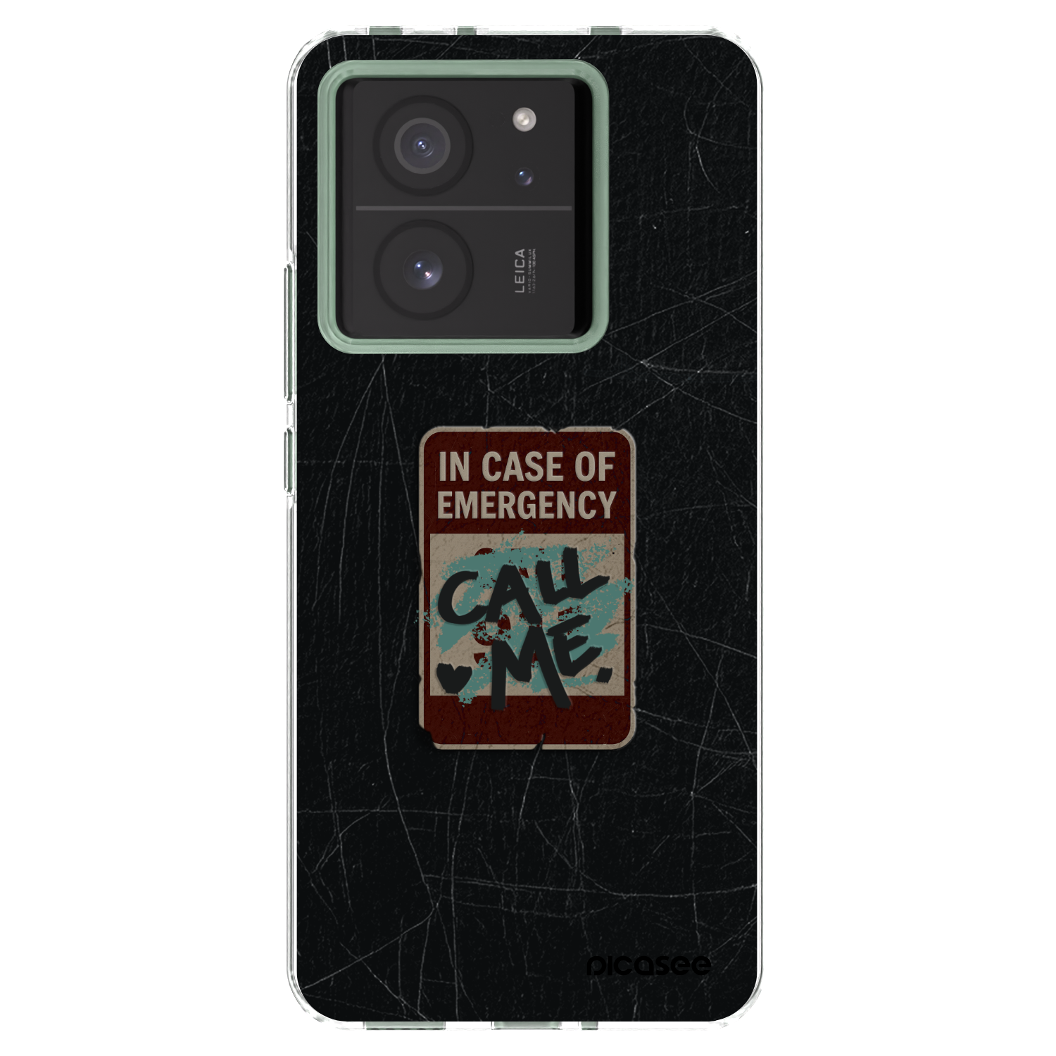 Picasee átlátszó szilikon tok az alábbi mobiltelefonokra Xiaomi 13T Pro - EMERGENCY