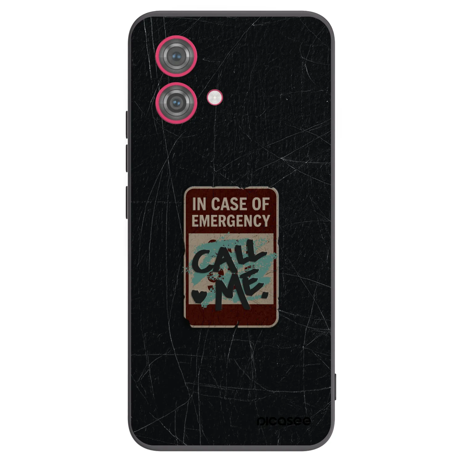 Picasee fekete szilikon tok az alábbi mobiltelefonokra Motorola Moto G84 5G - EMERGENCY