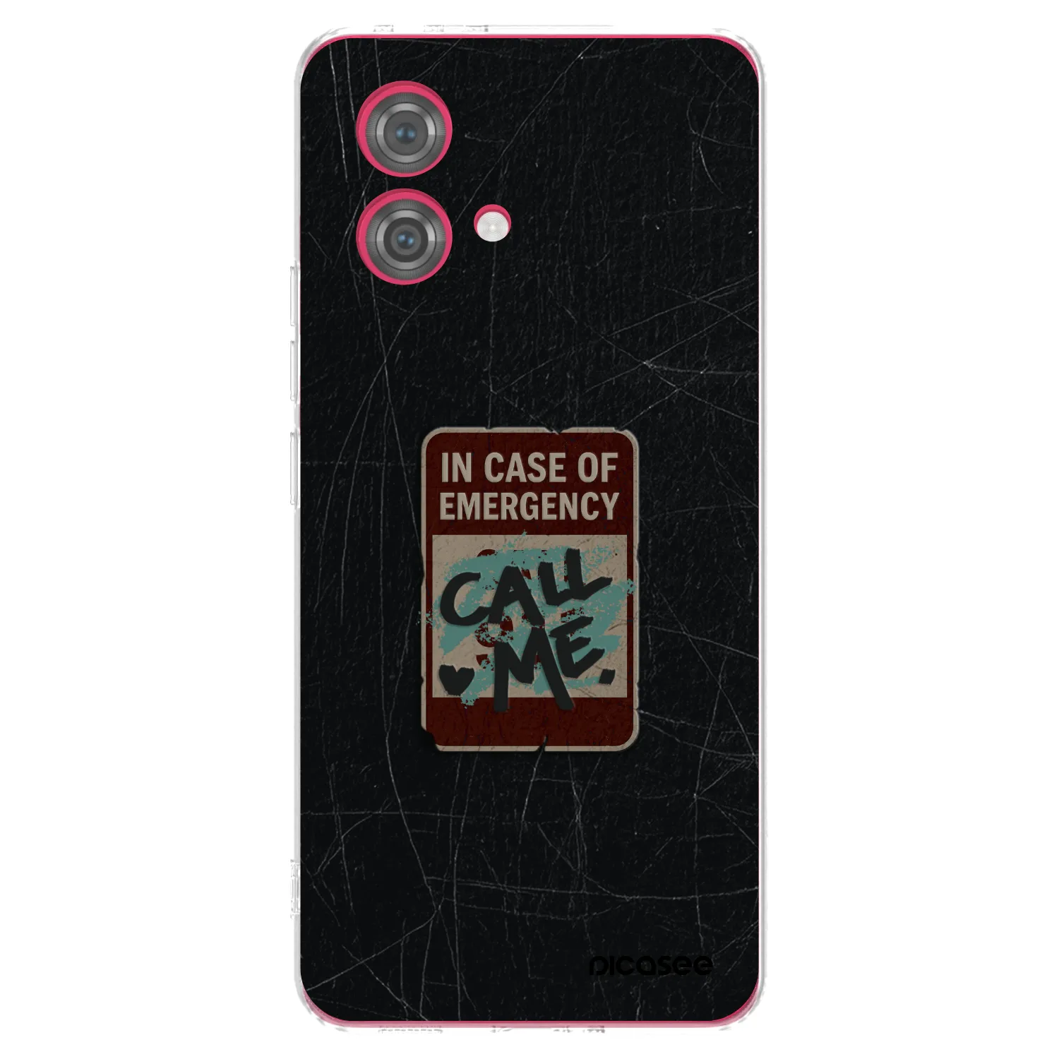 Picasee átlátszó szilikon tok az alábbi mobiltelefonokra Motorola Moto G84 5G - EMERGENCY