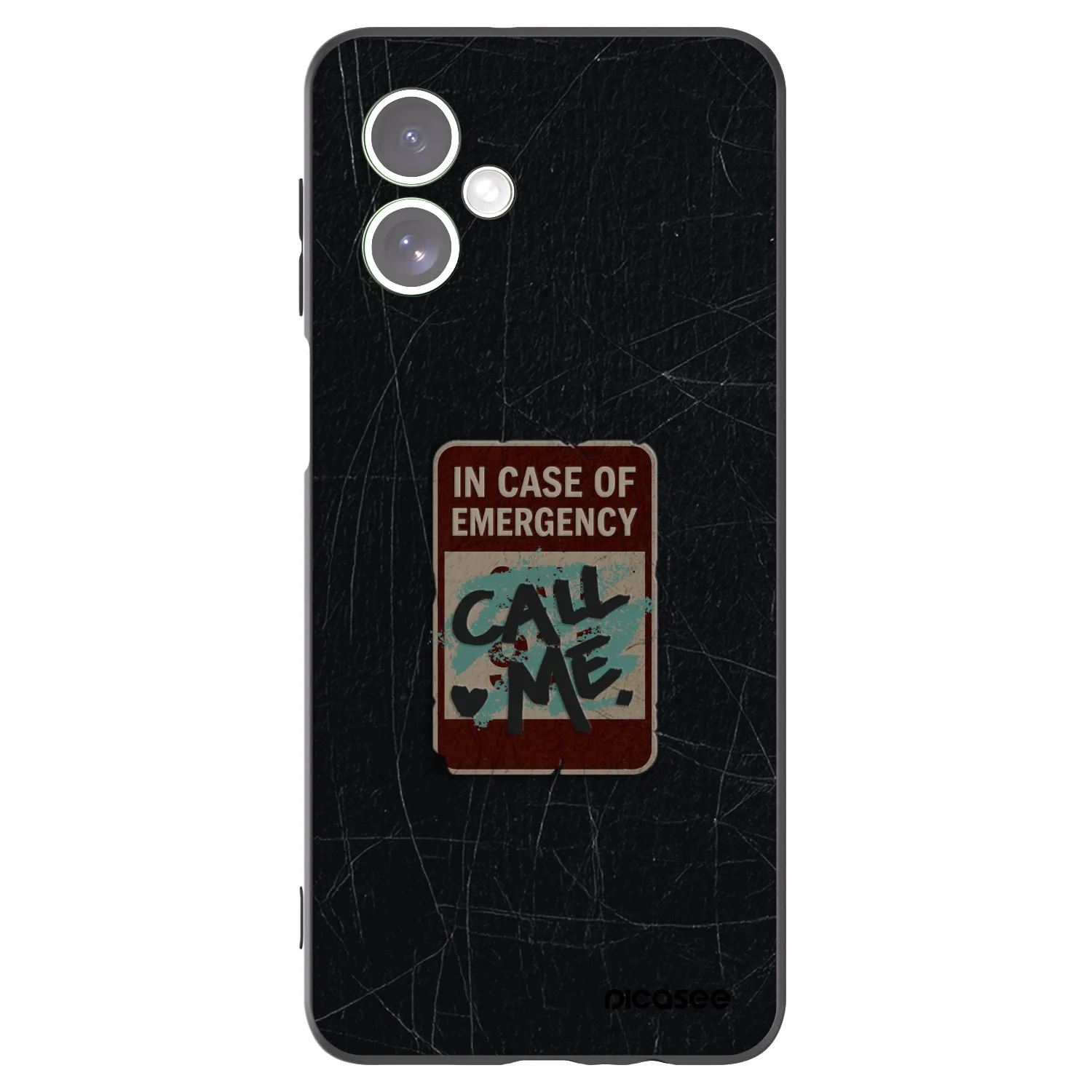 Picasee fekete szilikon tok az alábbi mobiltelefonokra Motorola Moto G54 5G - EMERGENCY