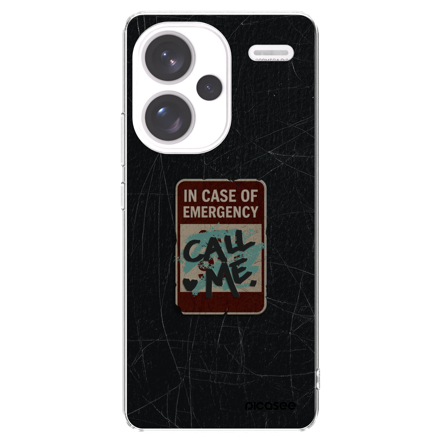 Picasee átlátszó szilikon tok az alábbi mobiltelefonokra Xiaomi Redmi Note 13 Pro+ 5G - EMERGENCY