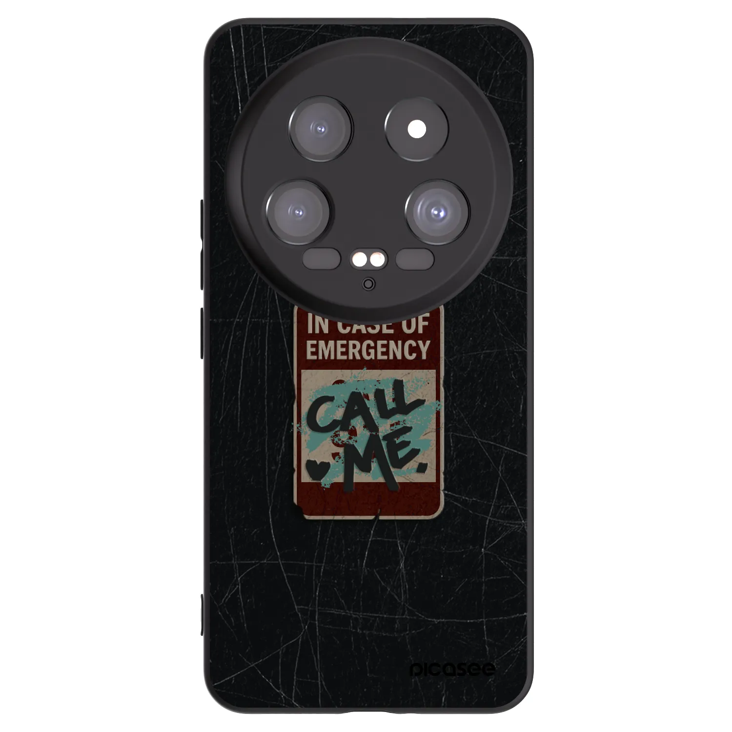 Picasee fekete szilikon tok az alábbi mobiltelefonokra Xiaomi 14 Ultra - EMERGENCY