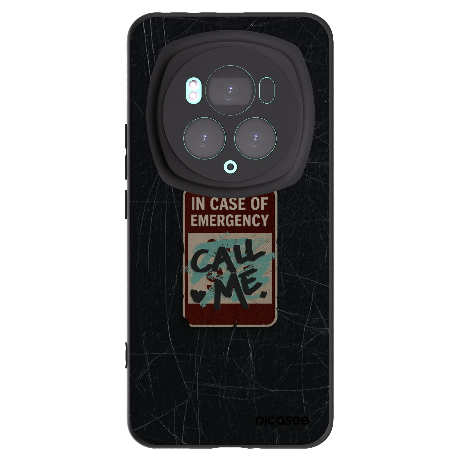 Picasee fekete szilikon tok az alábbi mobiltelefonokra Honor Magic6 Pro - EMERGENCY