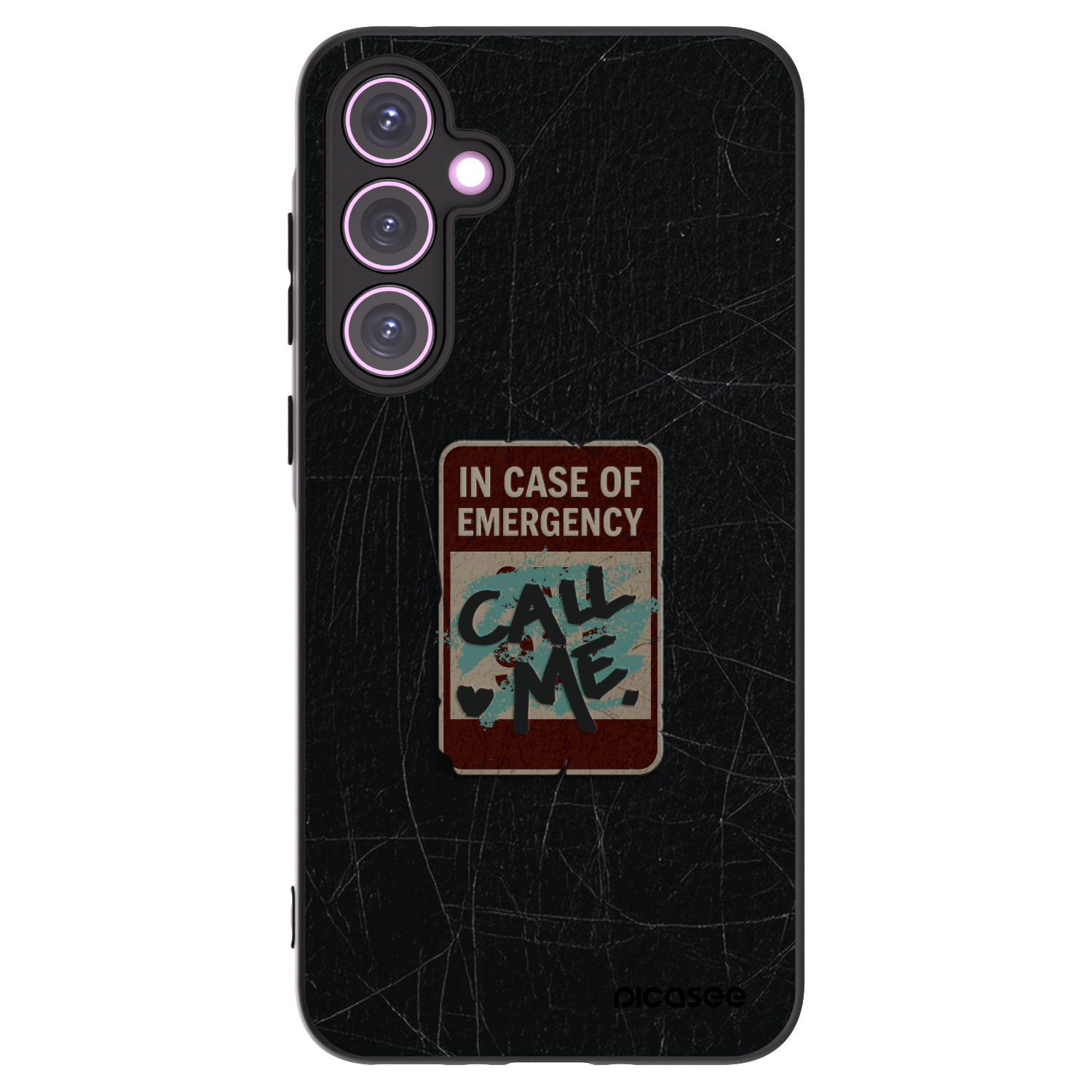 Picasee fekete szilikon tok az alábbi mobiltelefonokra Samsung Galaxy A35 5G A356B - EMERGENCY