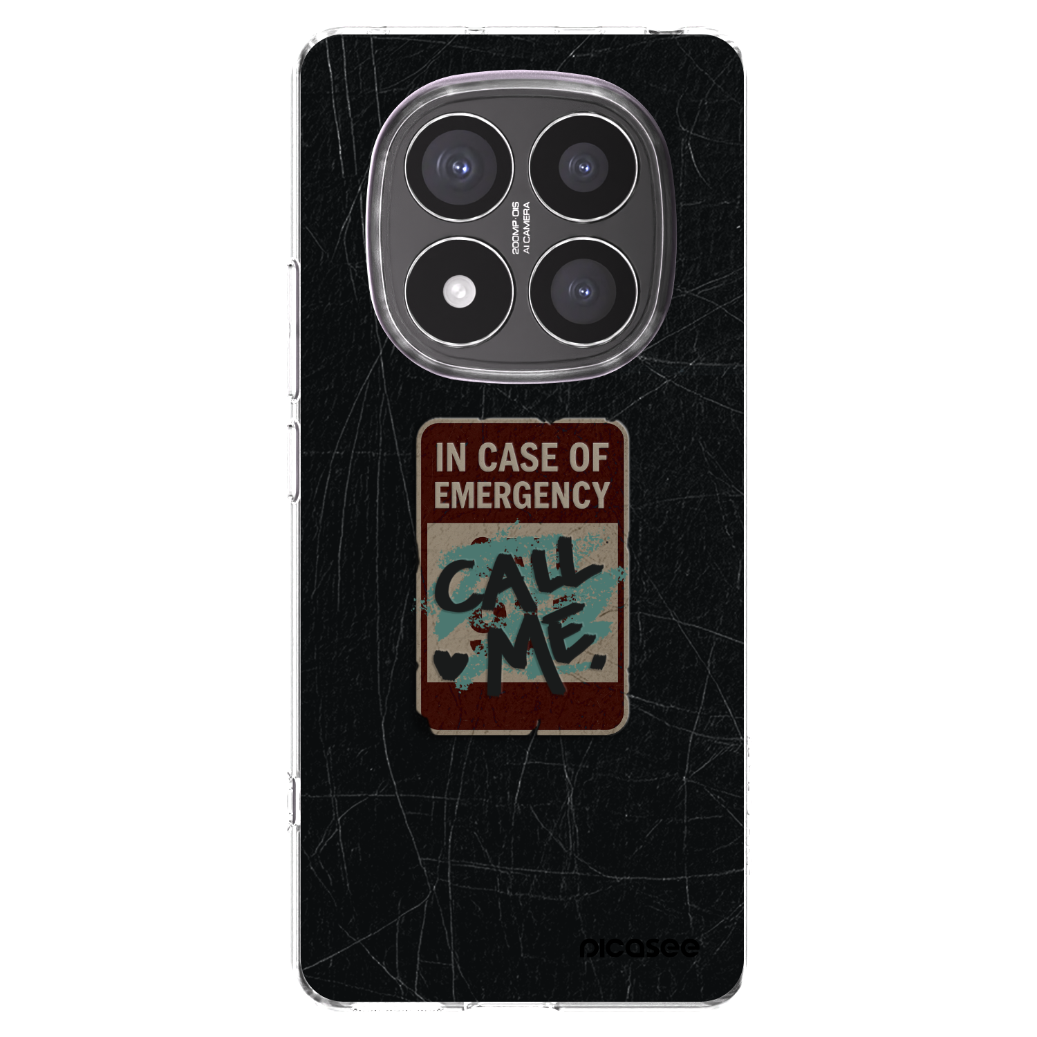 Picasee átlátszó szilikon tok az alábbi mobiltelefonokra Xiaomi Redmi Note 14 Pro+ 5G - EMERGENCY