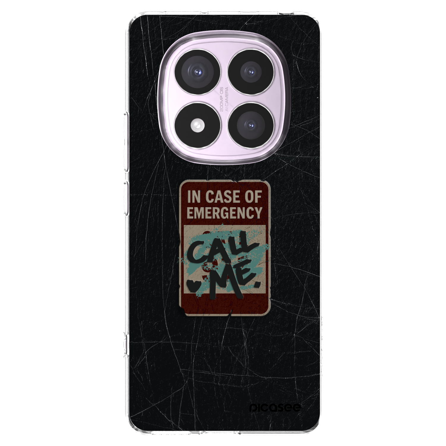 Picasee átlátszó szilikon tok az alábbi mobiltelefonokra Xiaomi Redmi Note 14 Pro 5G - EMERGENCY