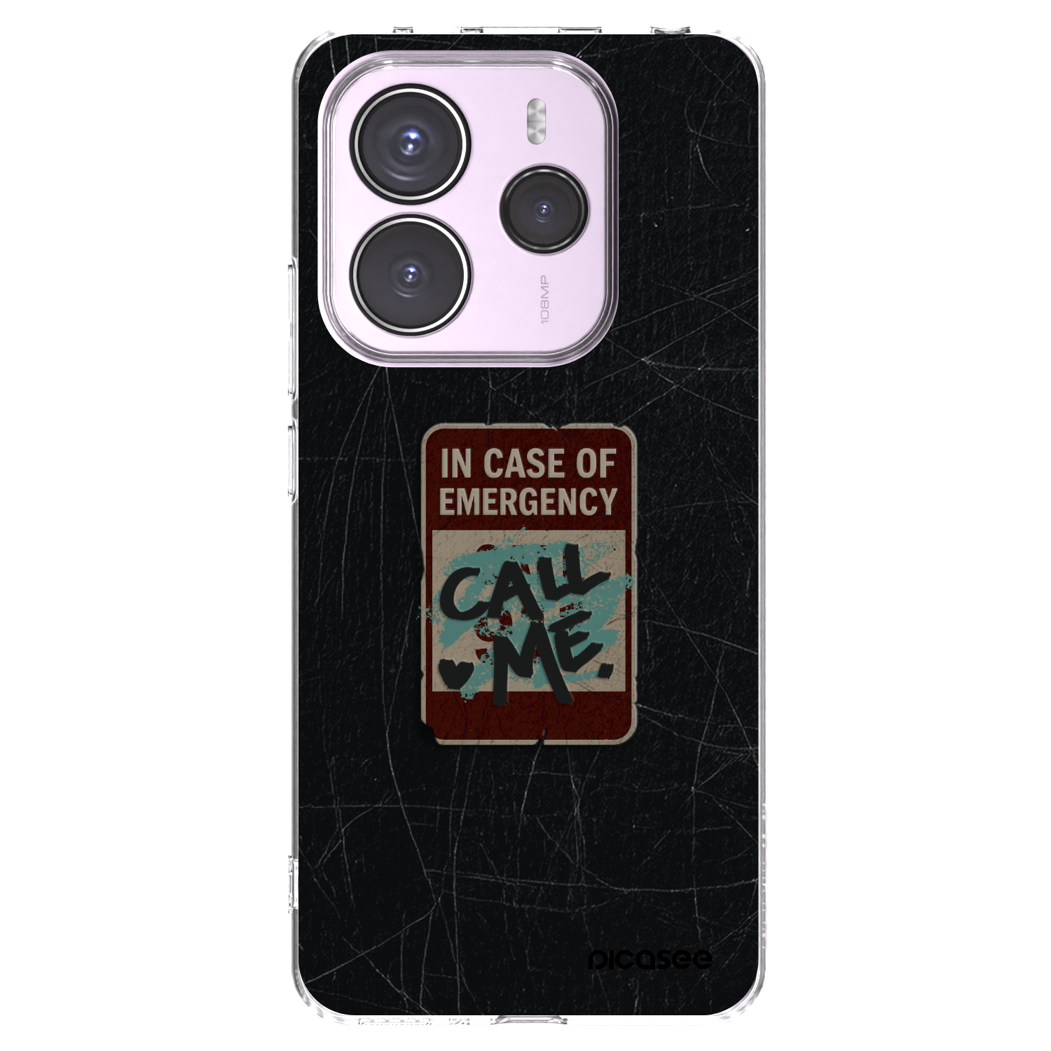 Picasee átlátszó szilikon tok az alábbi mobiltelefonokra Xiaomi Redmi Note 14 5G - EMERGENCY