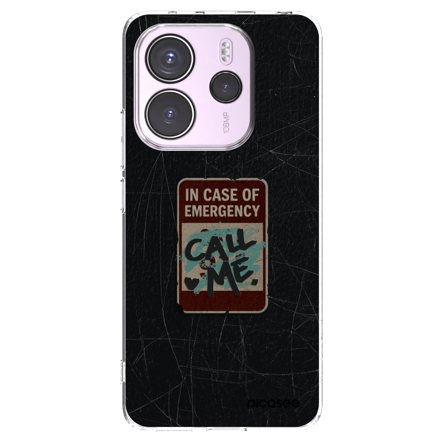 Picasee átlátszó szilikon tok az alábbi mobiltelefonokra Xiaomi Redmi Note 14 4G - EMERGENCY