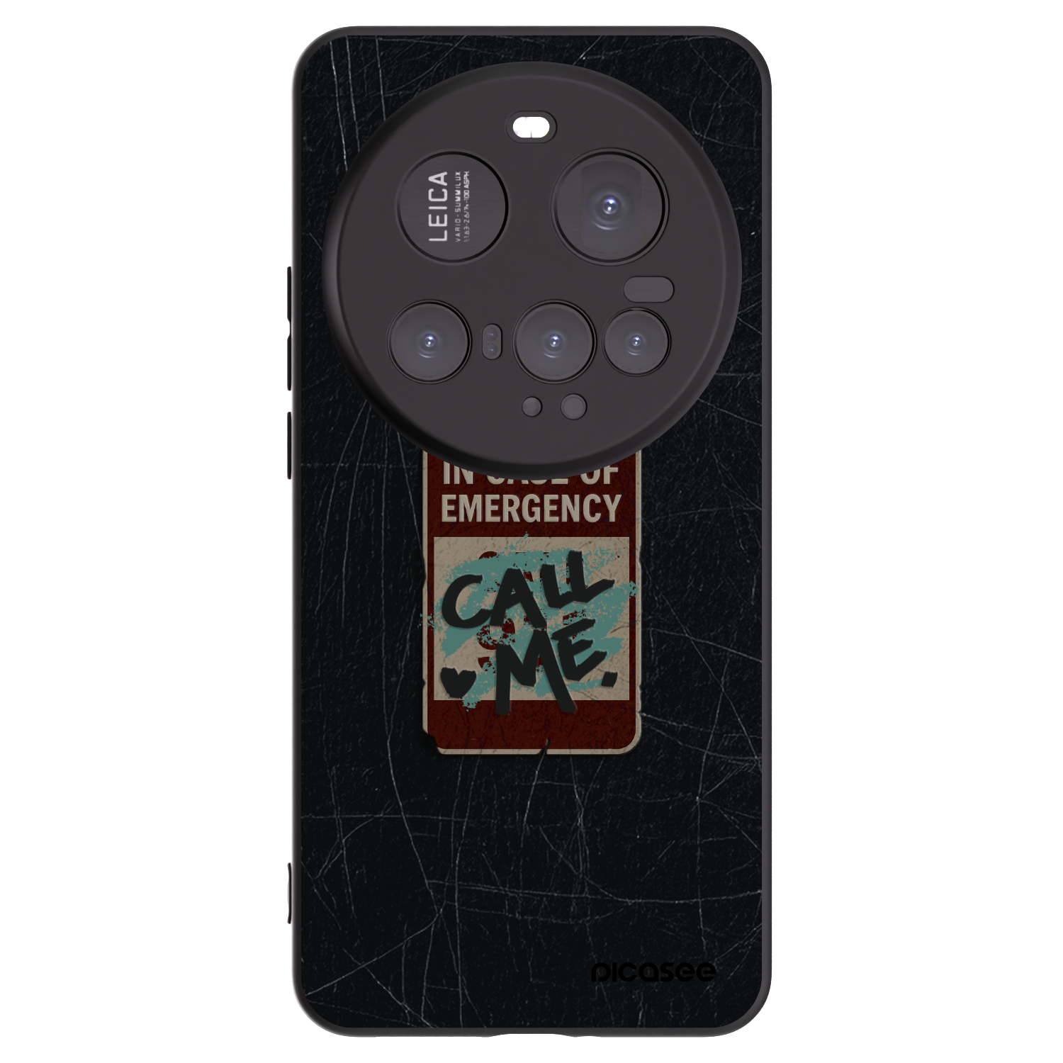 Picasee fekete szilikon tok az alábbi mobiltelefonokra Xiaomi 15 Ultra - EMERGENCY