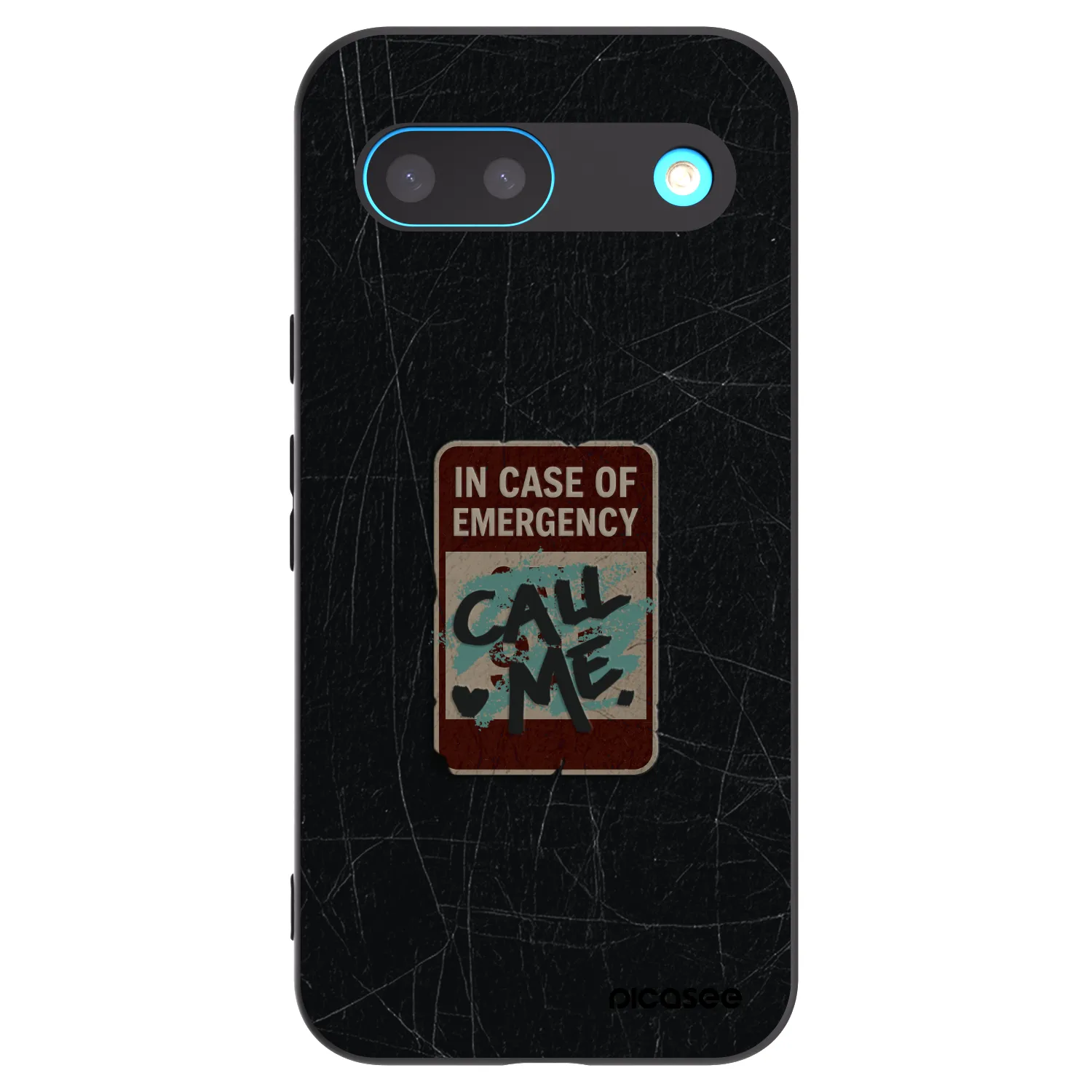 Picasee fekete szilikon tok az alábbi mobiltelefonokra Google Pixel 8 - EMERGENCY