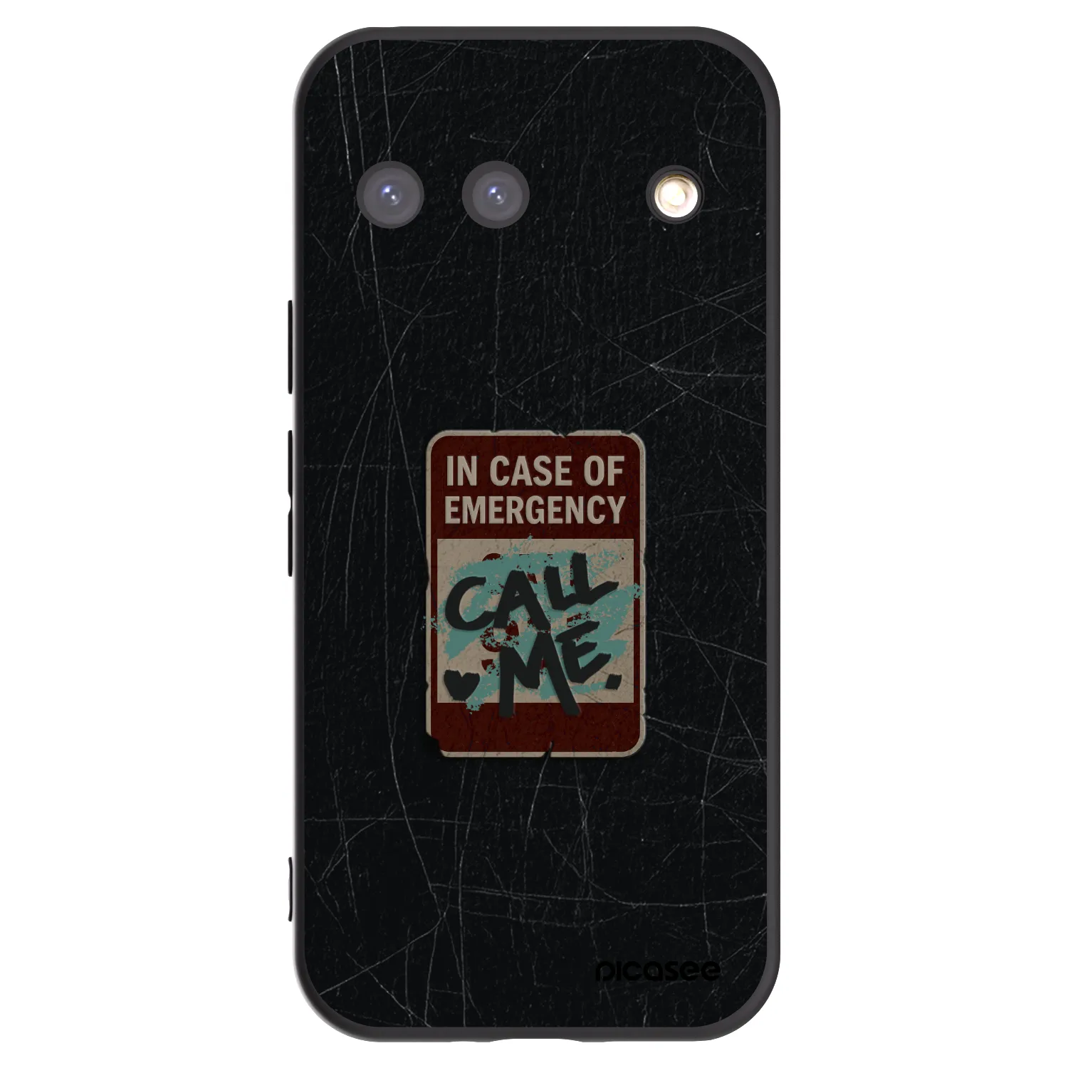 Picasee fekete szilikon tok az alábbi mobiltelefonokra Google Pixel 9 - EMERGENCY