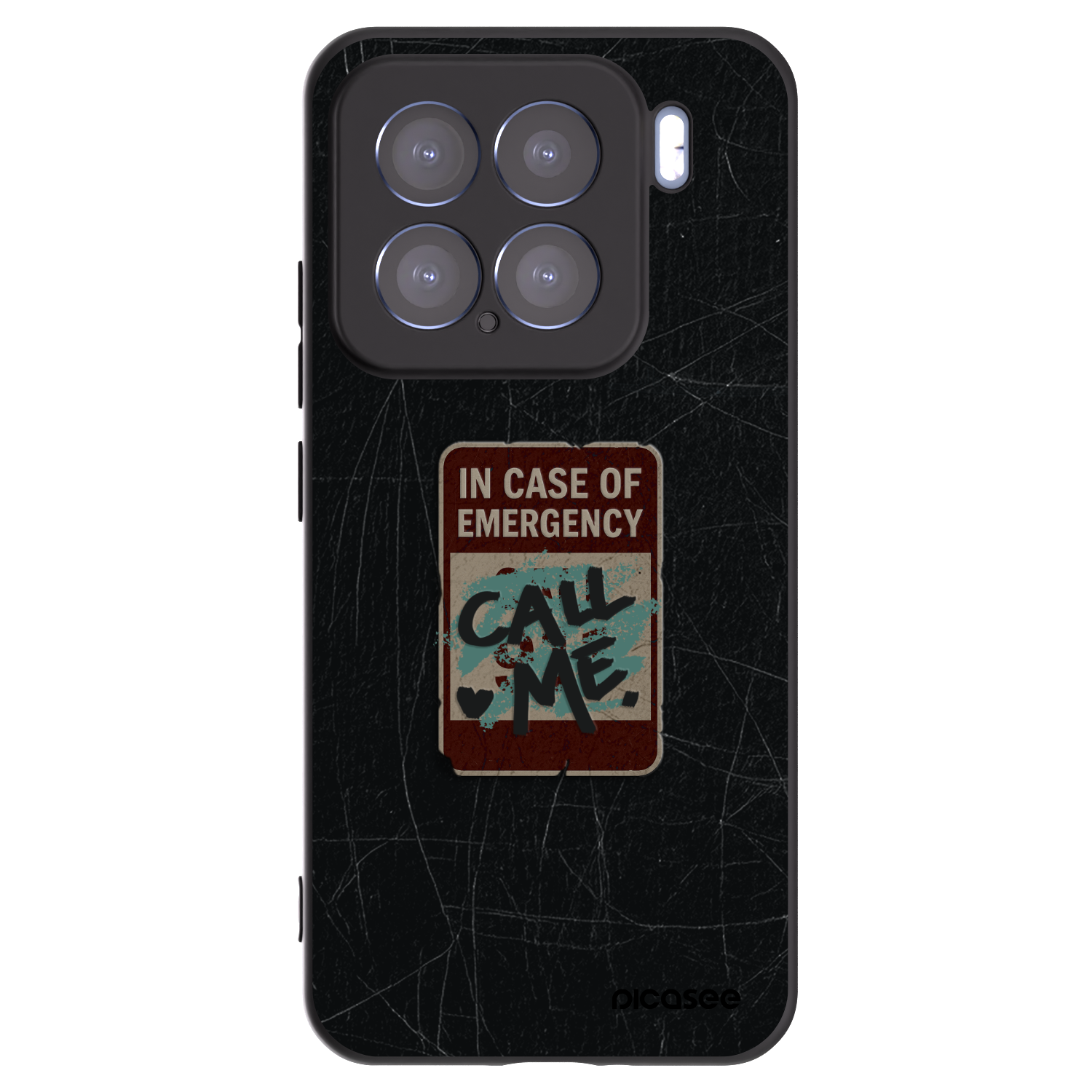 Picasee fekete szilikon tok az alábbi mobiltelefonokra Xiaomi 15 - EMERGENCY