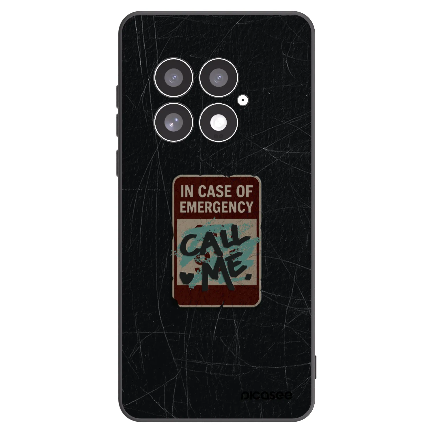 Picasee fekete szilikon tok az alábbi mobiltelefonokra OnePlus 13 5G - EMERGENCY