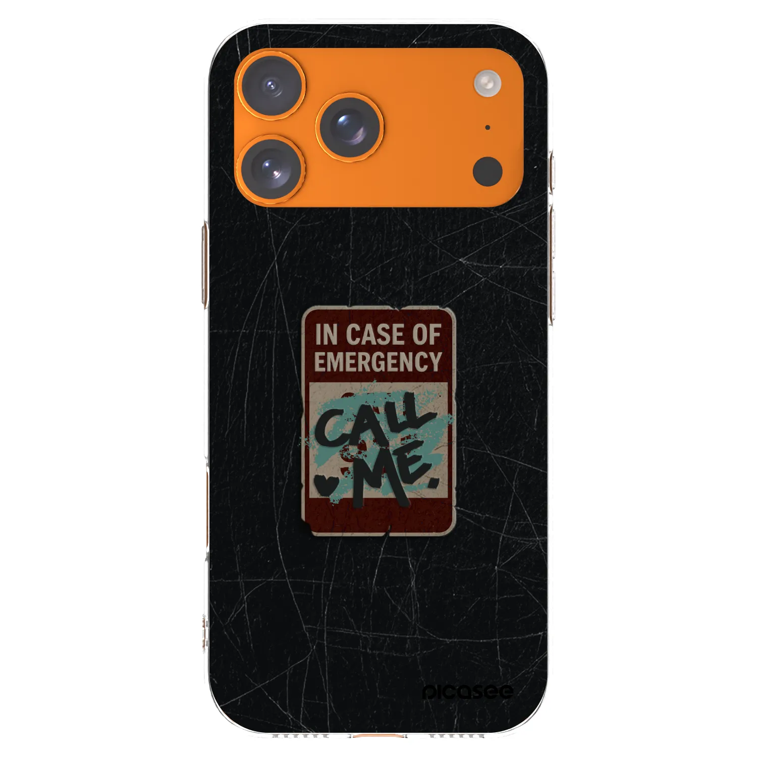 Picasee átlátszó szilikon tok az alábbi mobiltelefonokra Apple iPhone 17 Pro Max - EMERGENCY