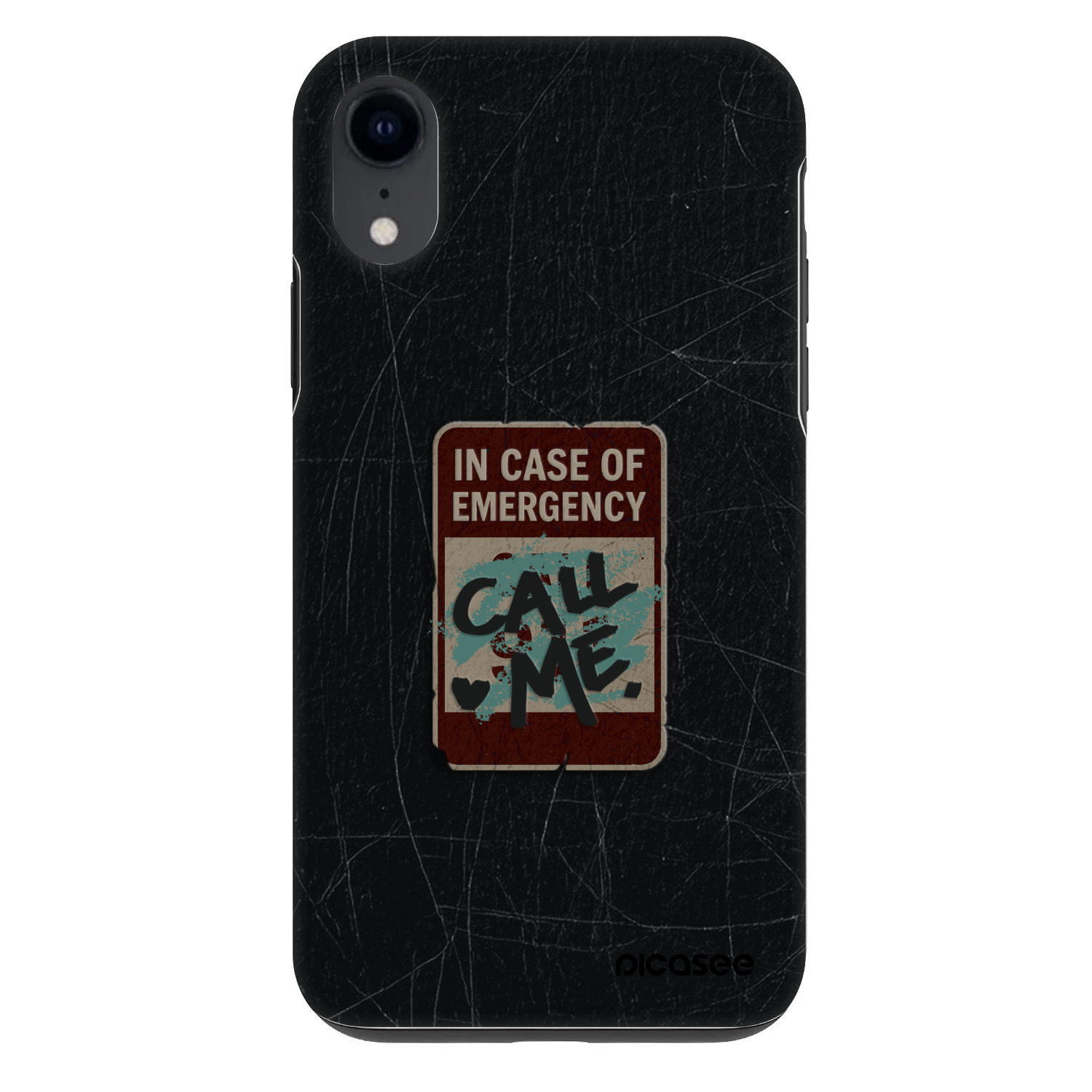 Picasee Fashion Case Apple iPhone XR - EMERGENCY