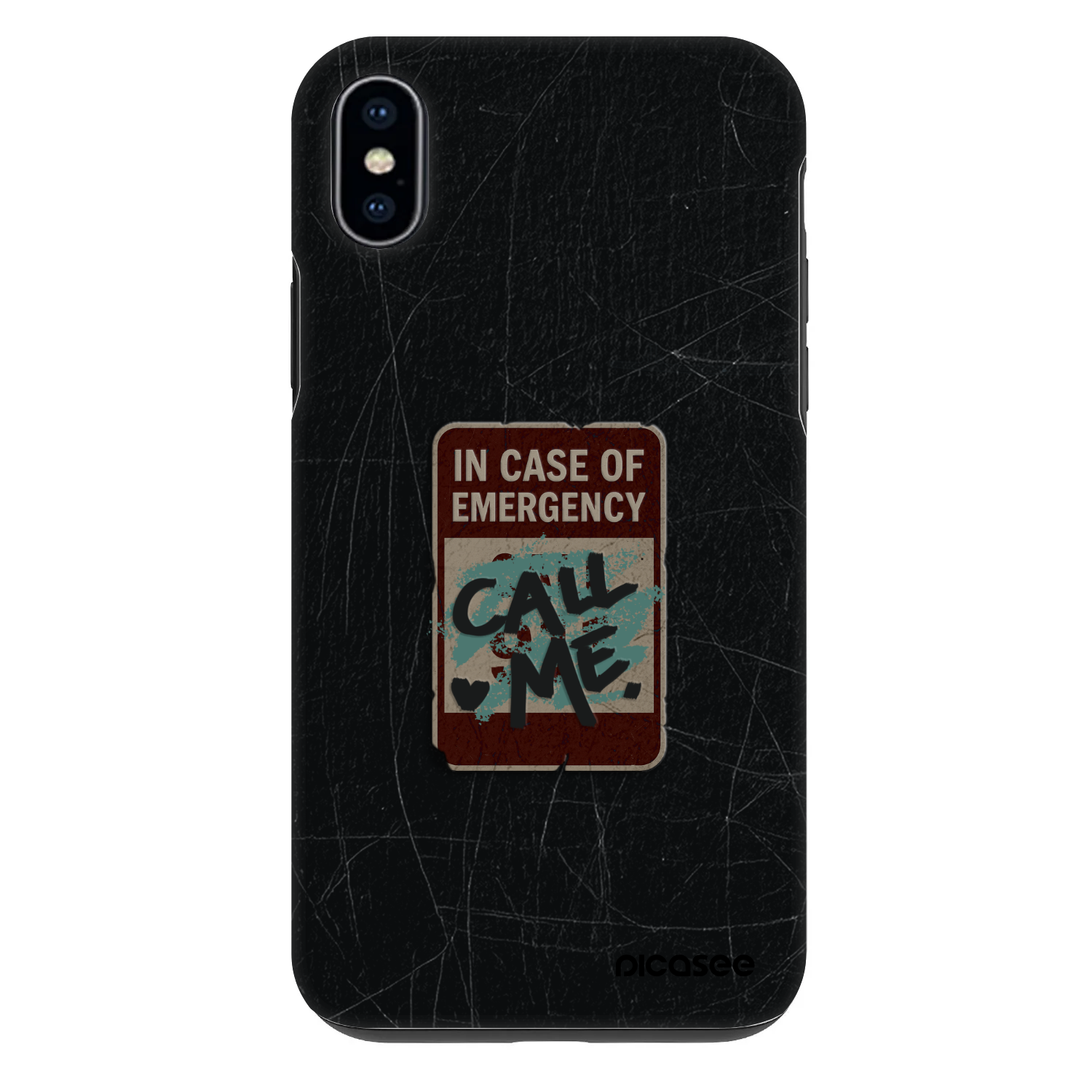 Picasee Fashion Case Apple iPhone XS Max - EMERGENCY