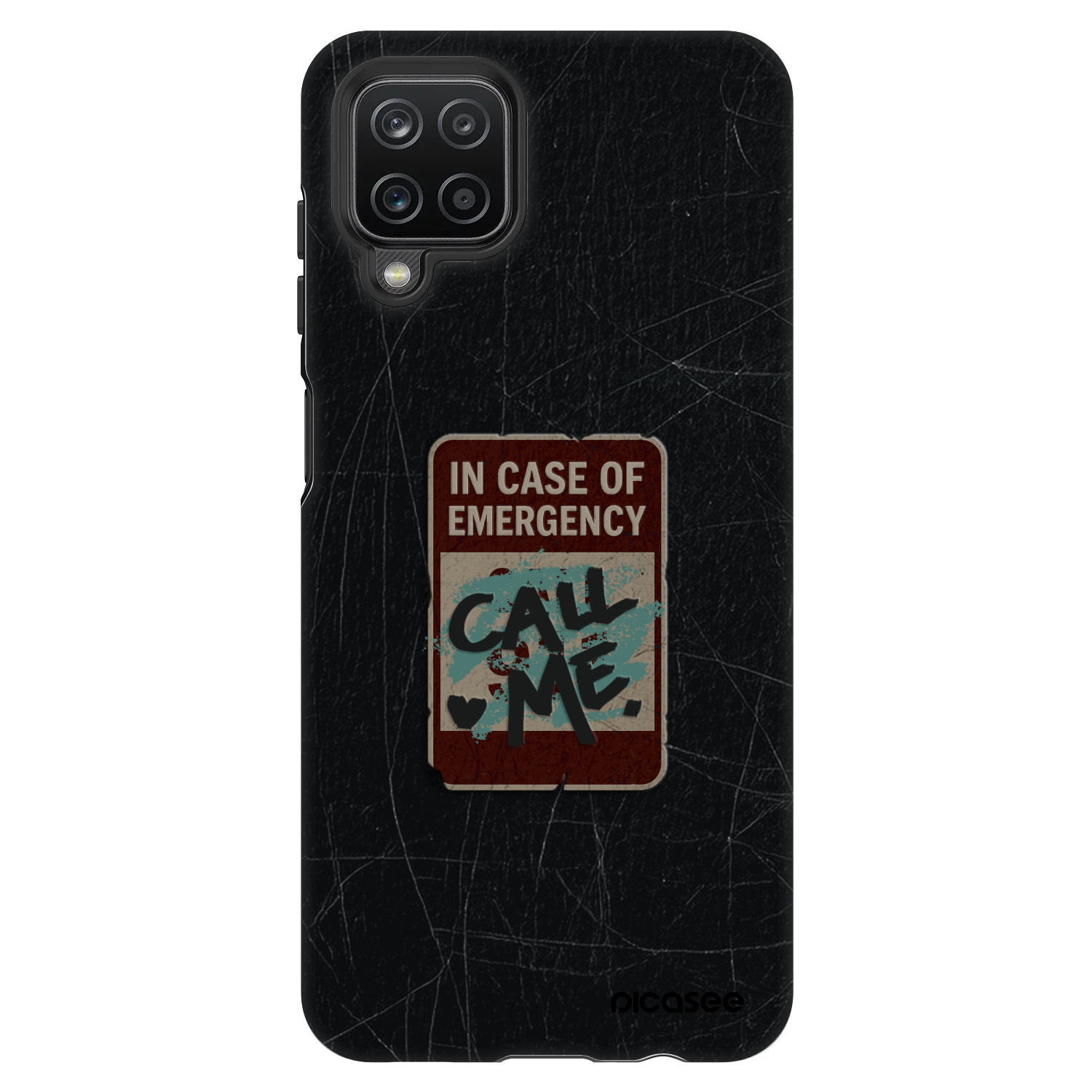Picasee Fashion Case Samsung Galaxy A12 A125F - EMERGENCY