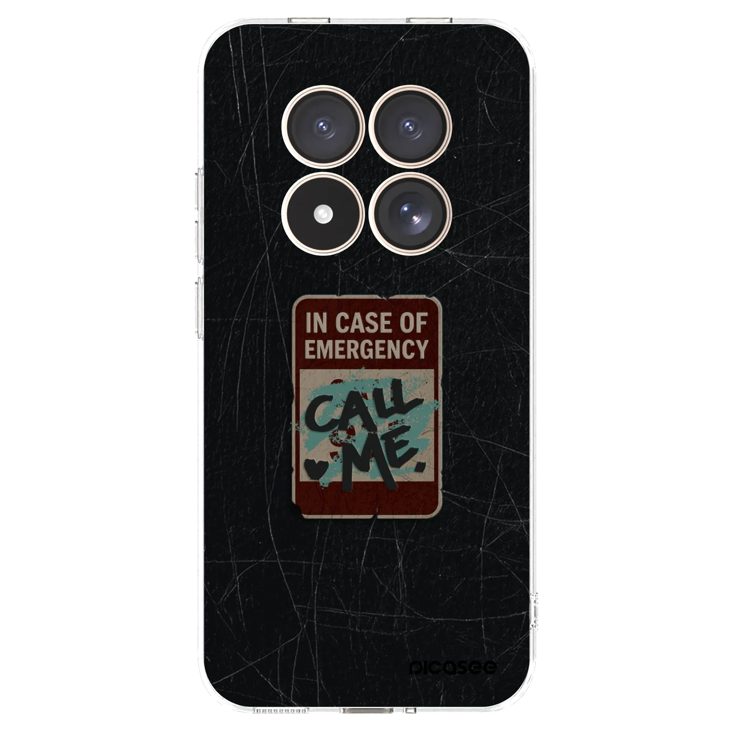 Picasee átlátszó szilikon tok az alábbi mobiltelefonokra Xiaomi Redmi Note 15 Pro 4G - EMERGENCY