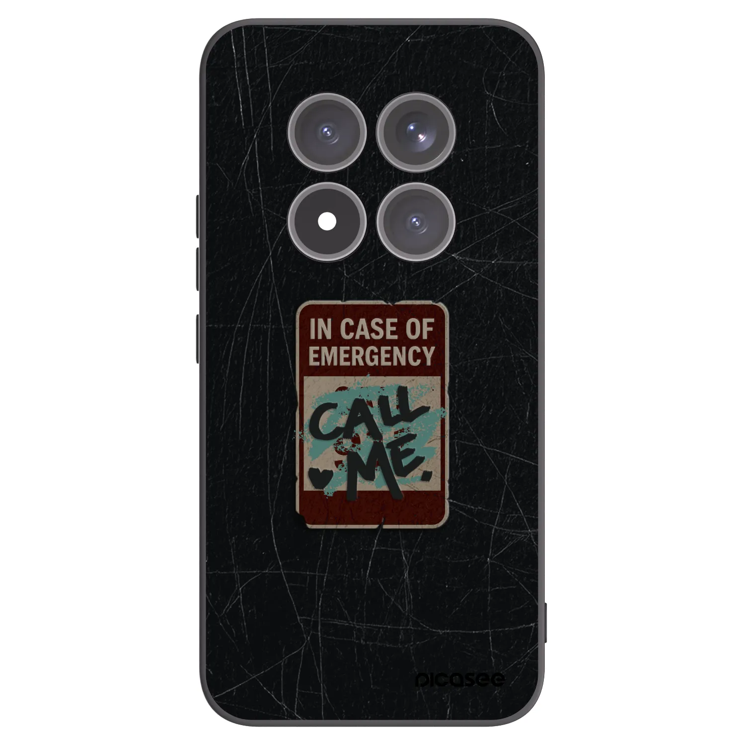 Picasee fekete szilikon tok az alábbi mobiltelefonokra Xiaomi Redmi Note 15 Pro+ - EMERGENCY